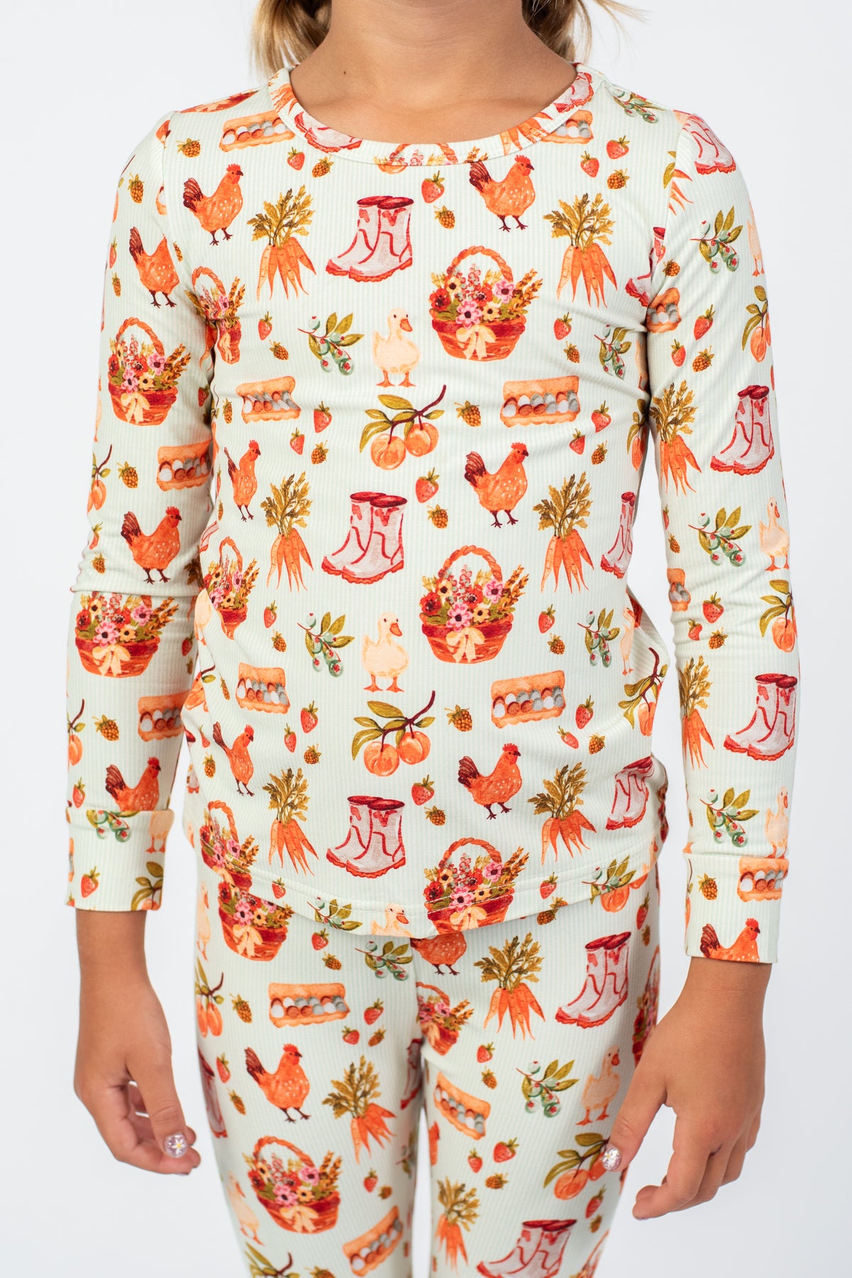Farmer's Market Toddler/Youth Bamboo Pajama Set