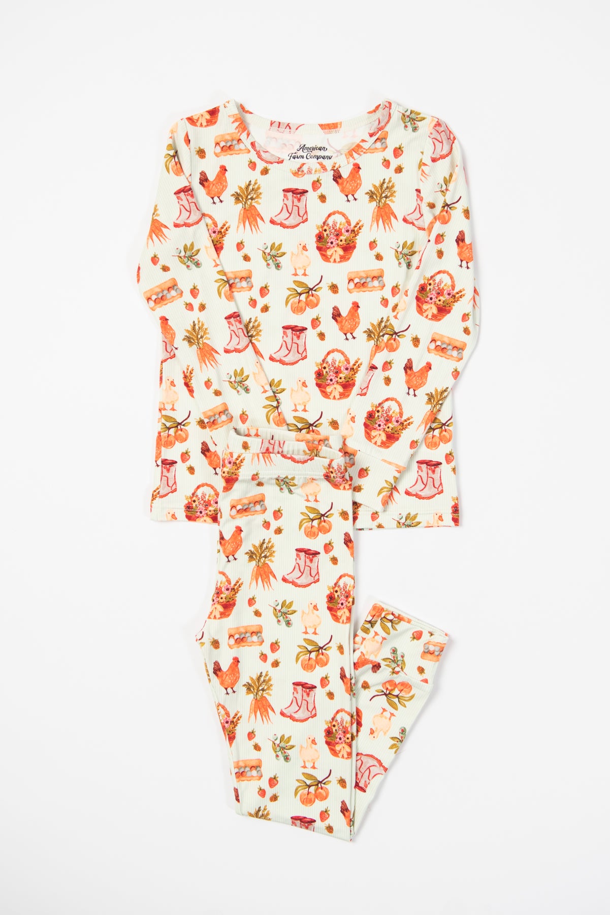 Farmer's Market Toddler/Youth Bamboo Pajama Set