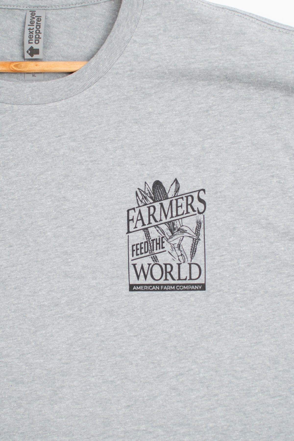 'Farmers Feed the World' Essentials Grey Tee