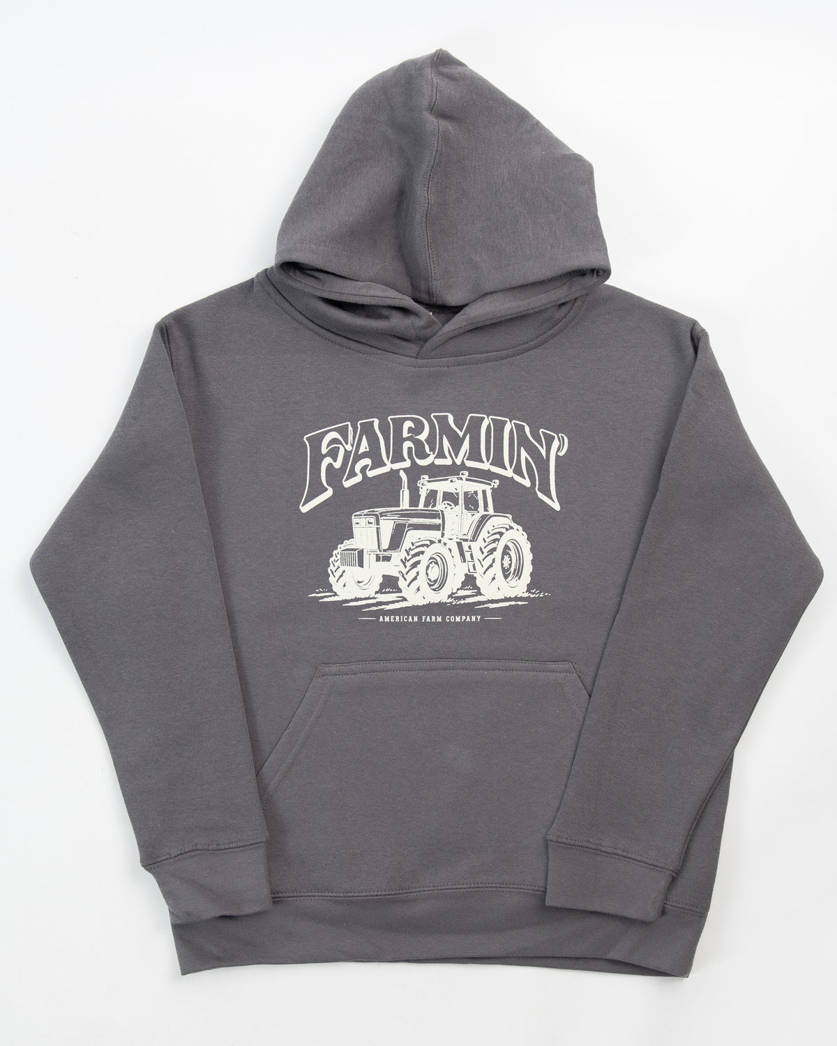 'Farmin' Tractor Toddler/Youth Hoodie