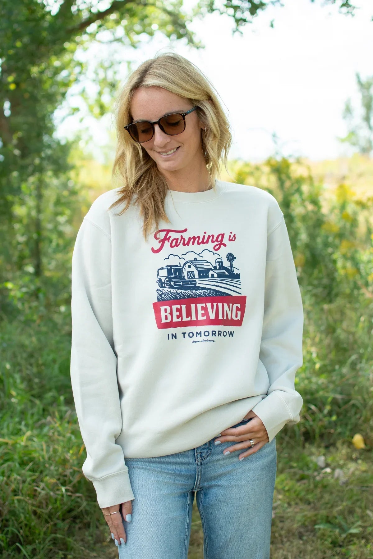 'Farming Is Believing In Tomorrow' Crewneck