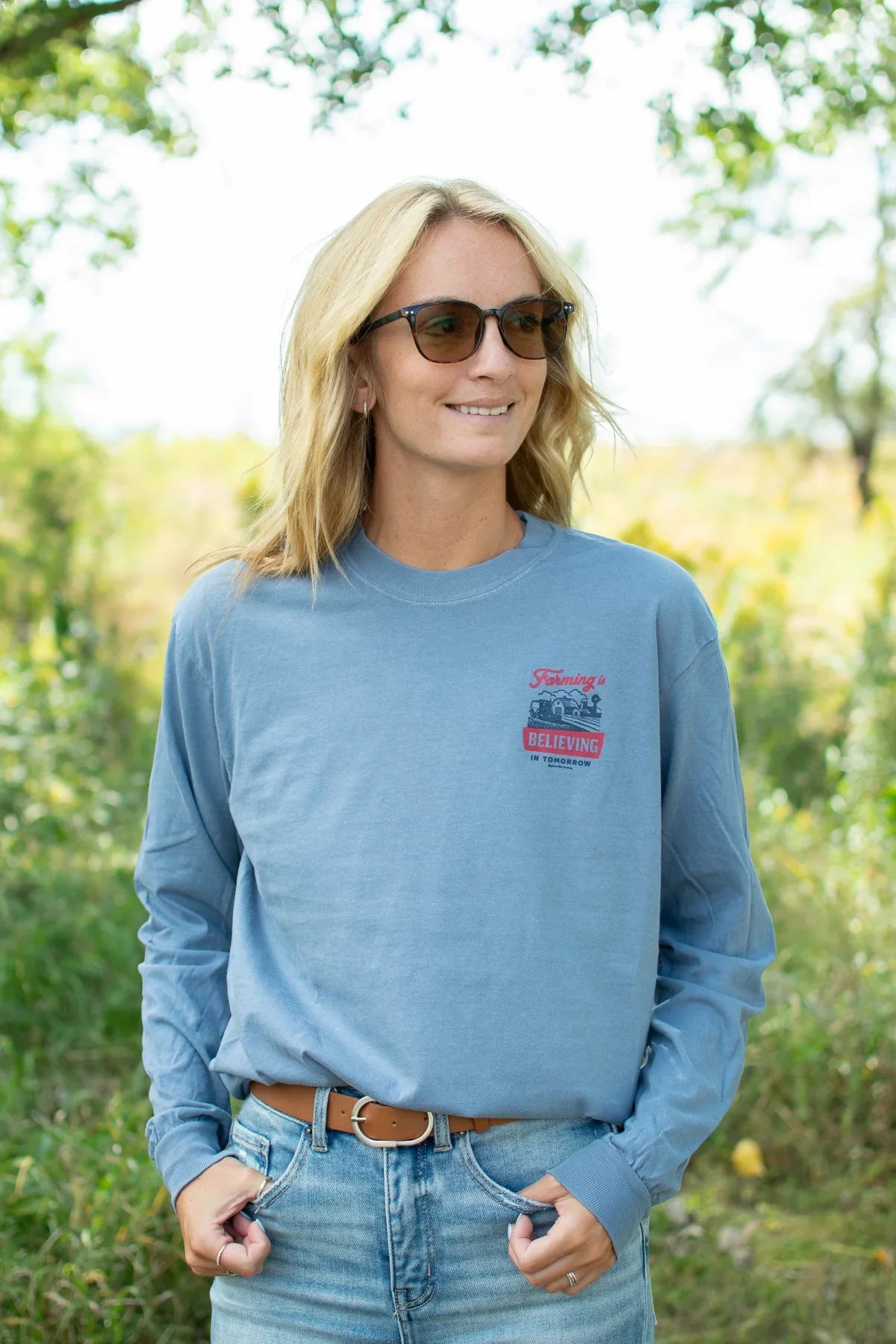 'Farming Is Believing In Tomorrow' Long Sleeve