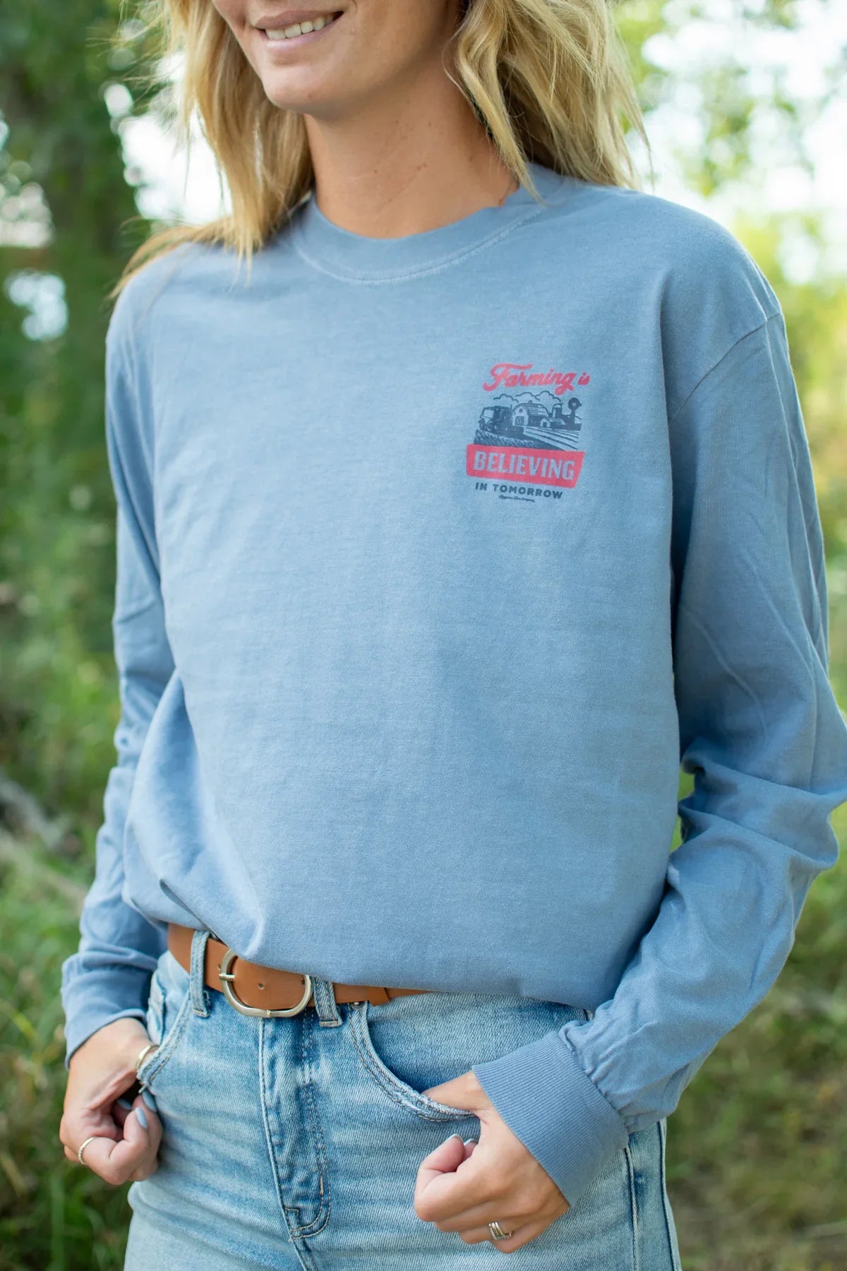 'Farming Is Believing In Tomorrow' Long Sleeve
