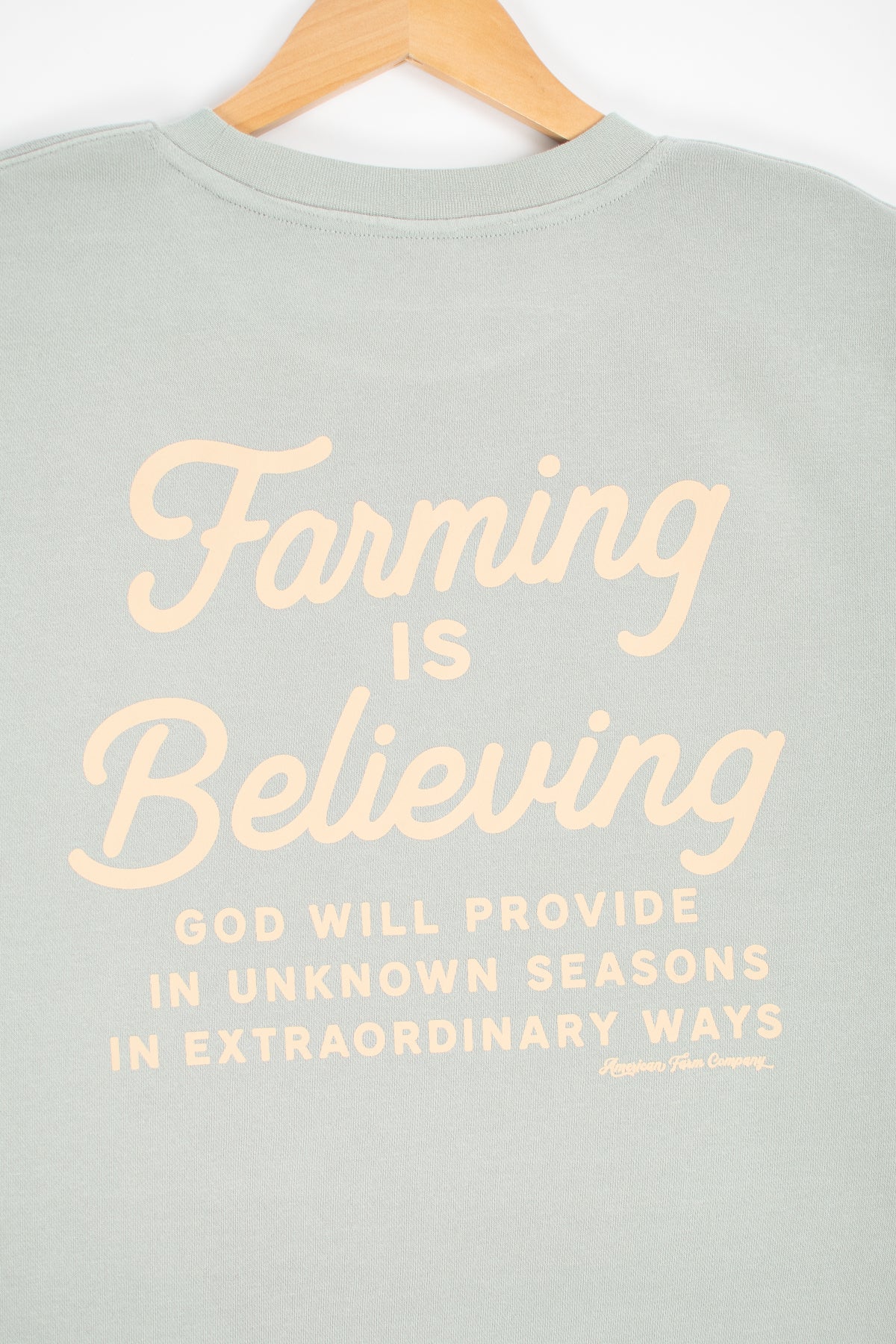 'Farming Is Believing' Crewneck