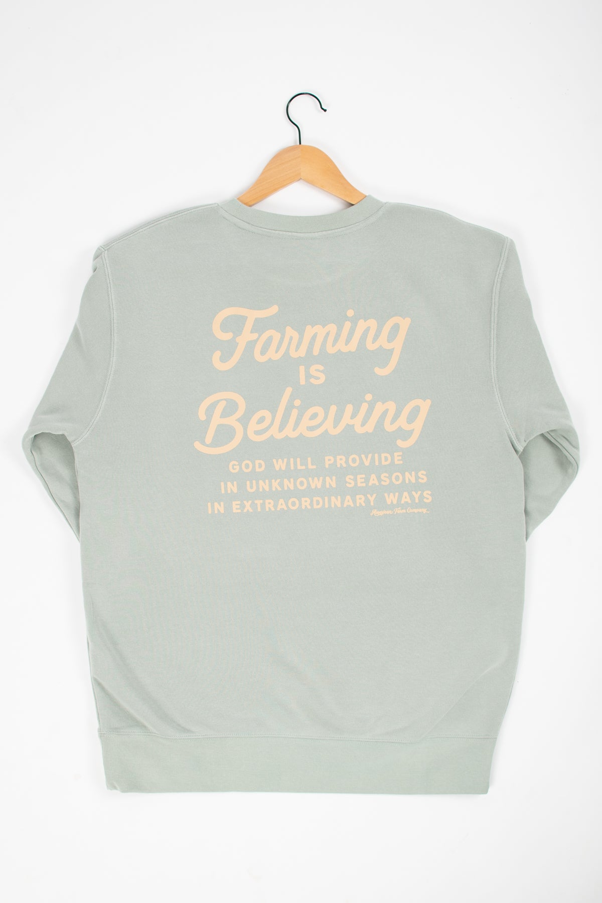 'Farming Is Believing' Crewneck