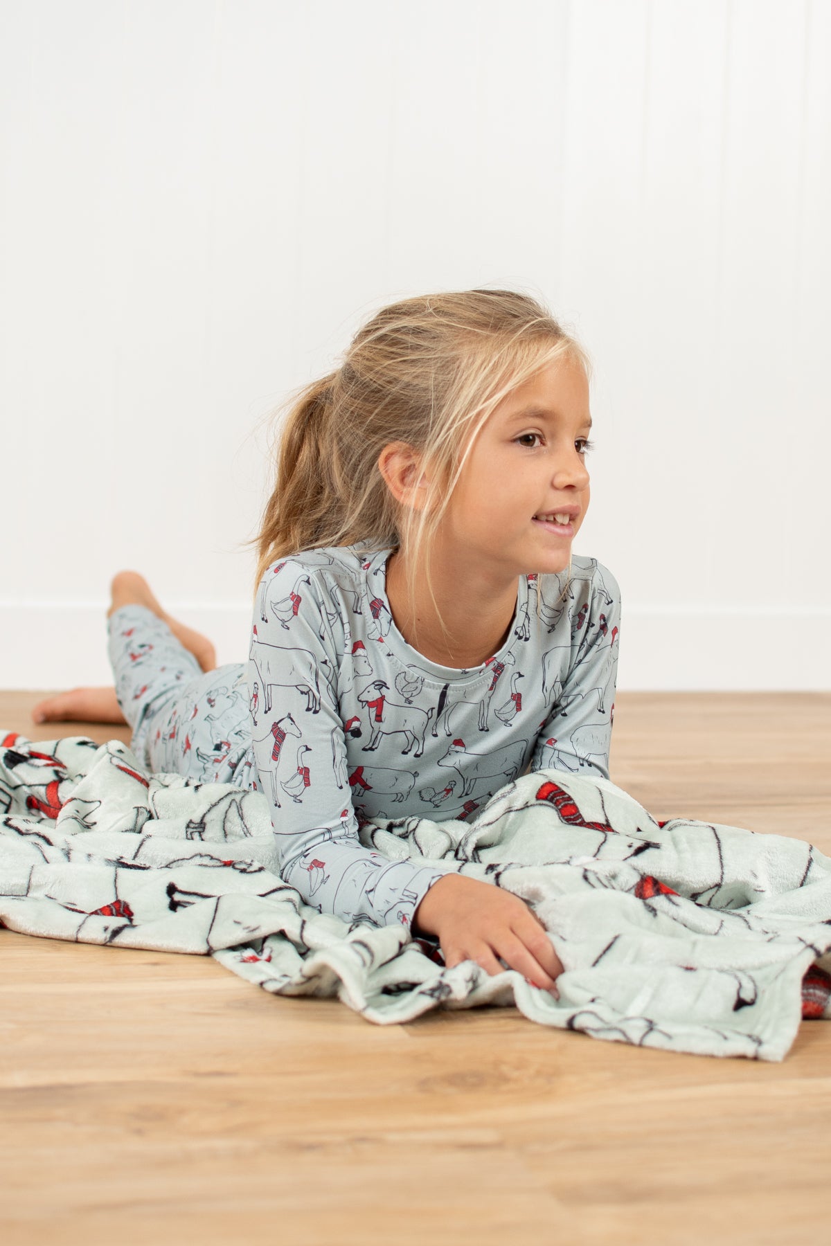 Filthy Animals Christmas Plush Blanket