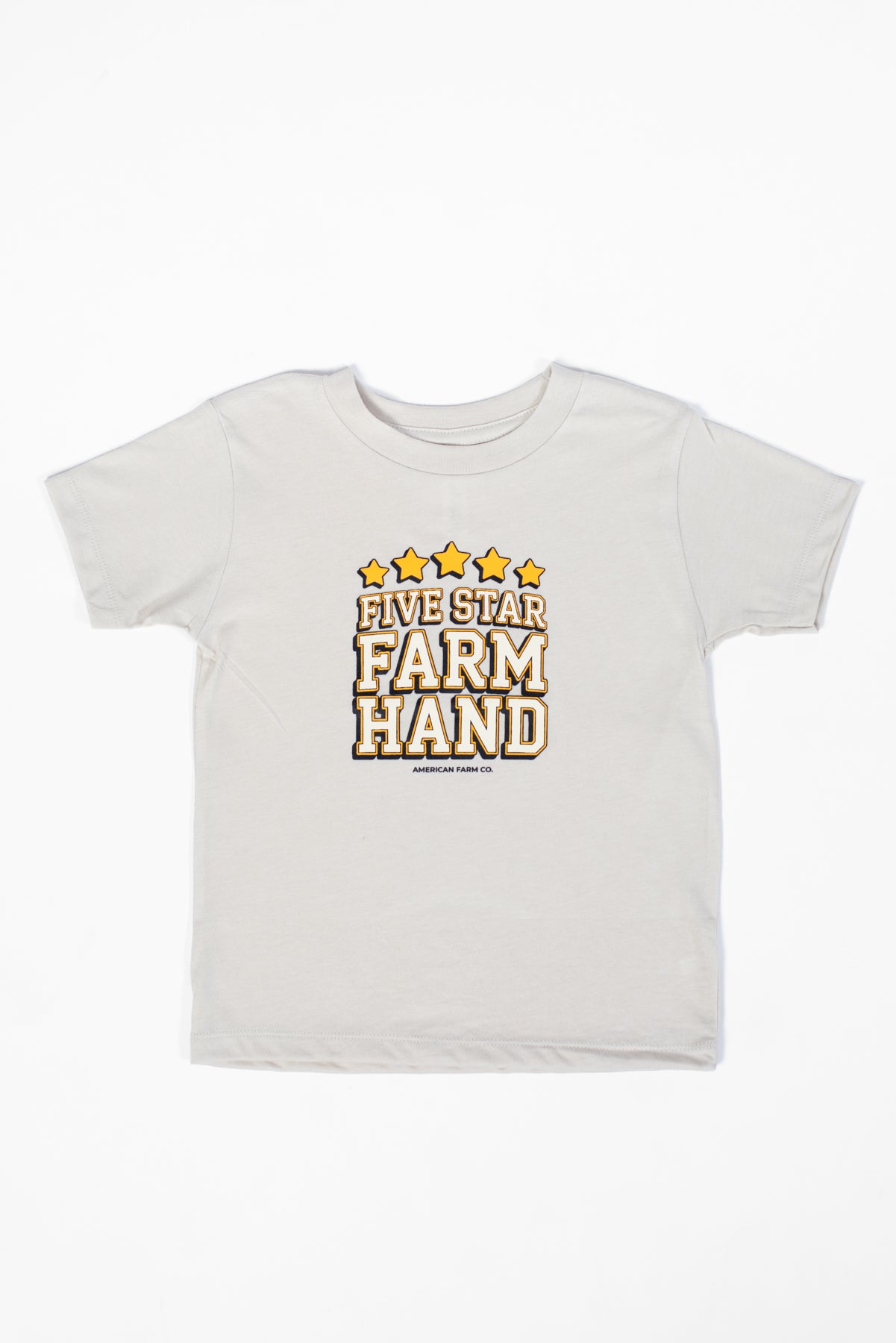'Five Star Farm Hand' Tan Toddler/Youth Tee