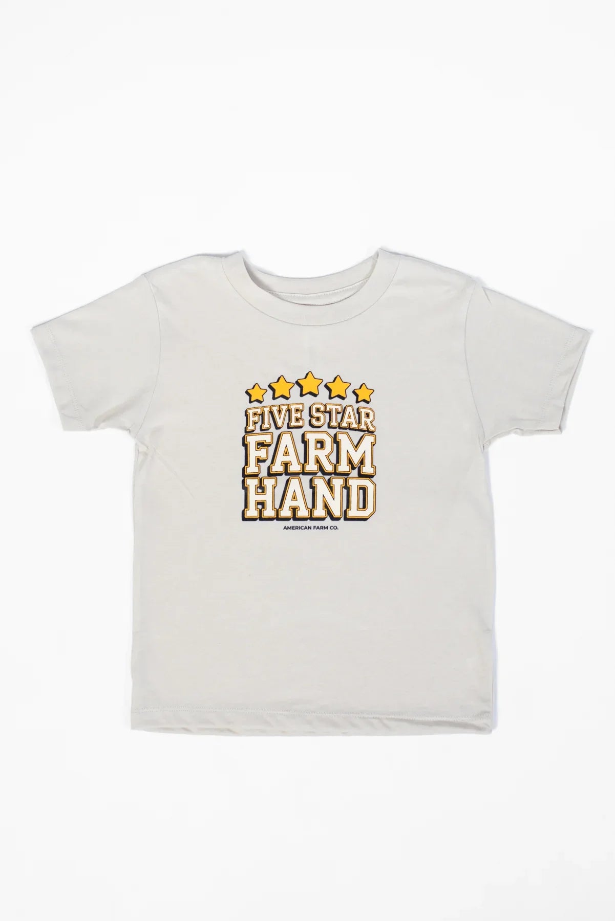 'Five Star Farm Hand' Tan Toddler/Youth Tee