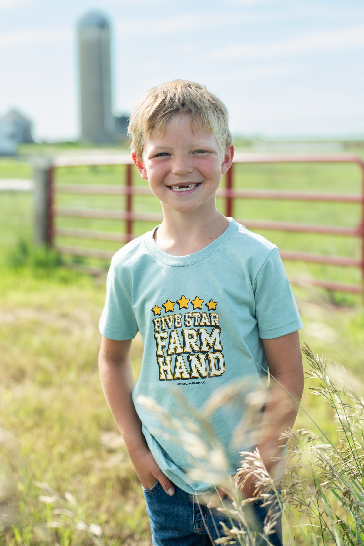 'Five Star Farm Hand' Toddler/Youth Tee