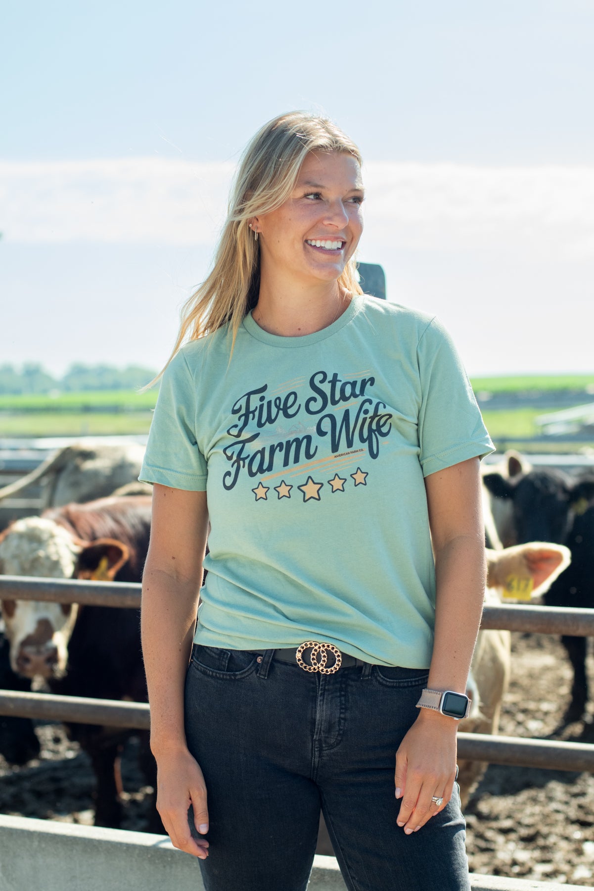 'Five Star Farm Wife' Tee