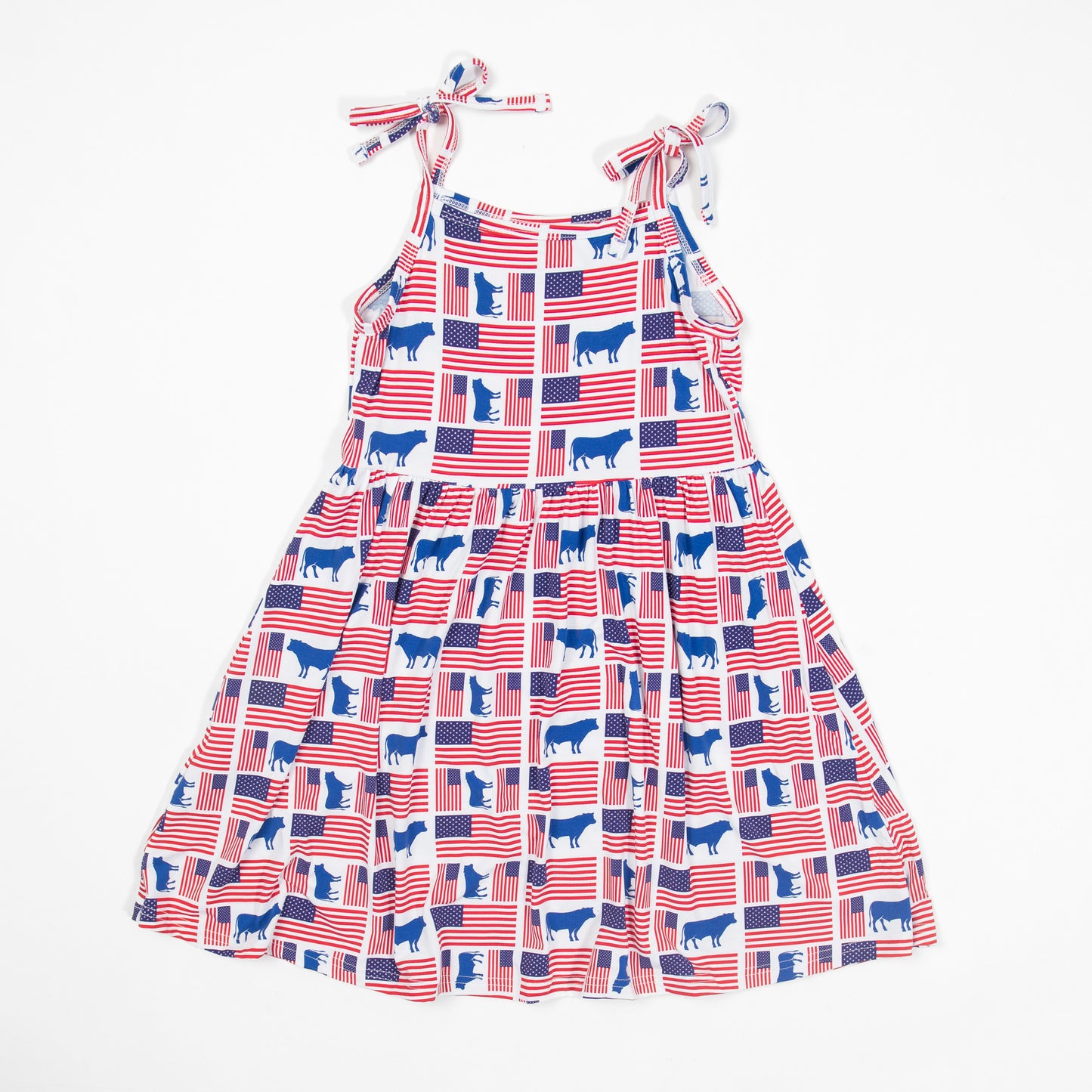 Flags & Steers Toddler/Youth Bamboo Dress