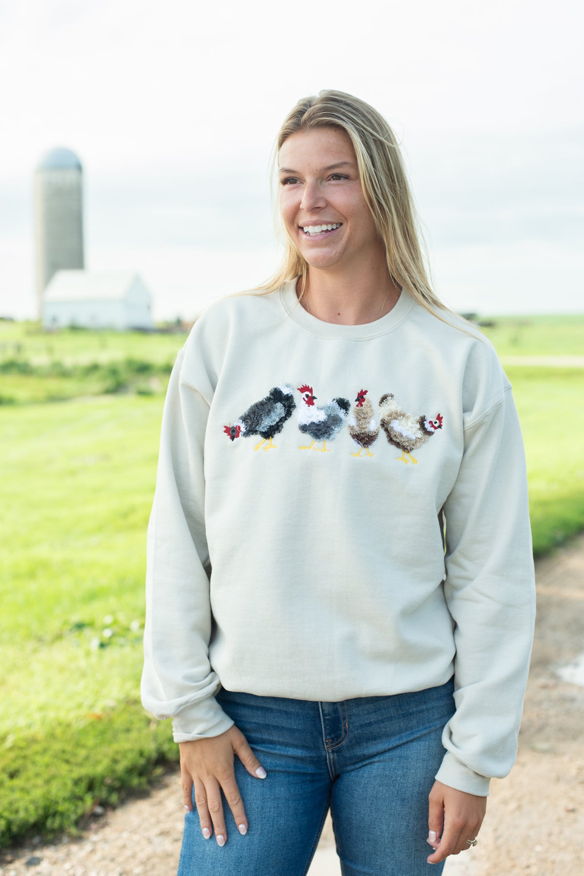 Fluffy Chicken Crewneck