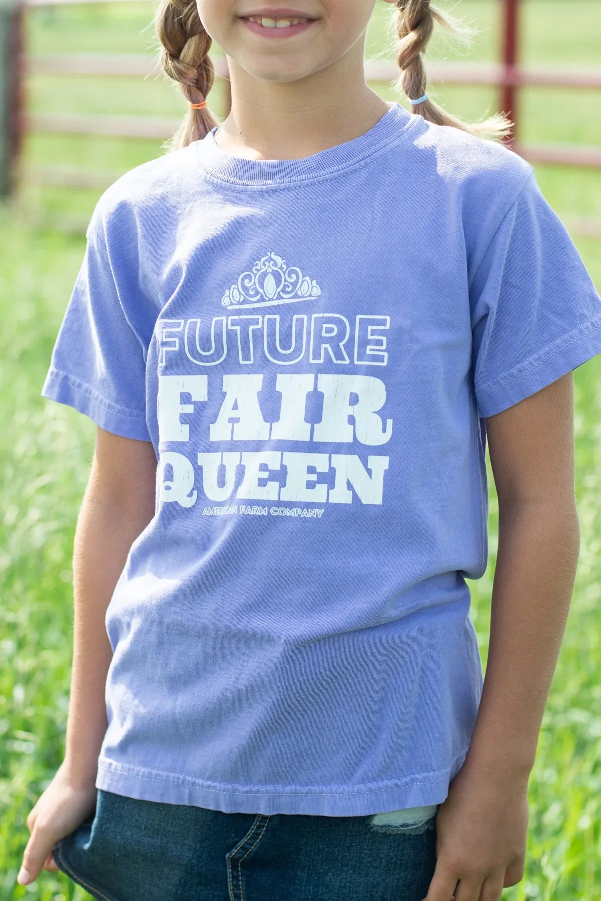 'Future Fair Queen' Purple Toddler/Youth Tee
