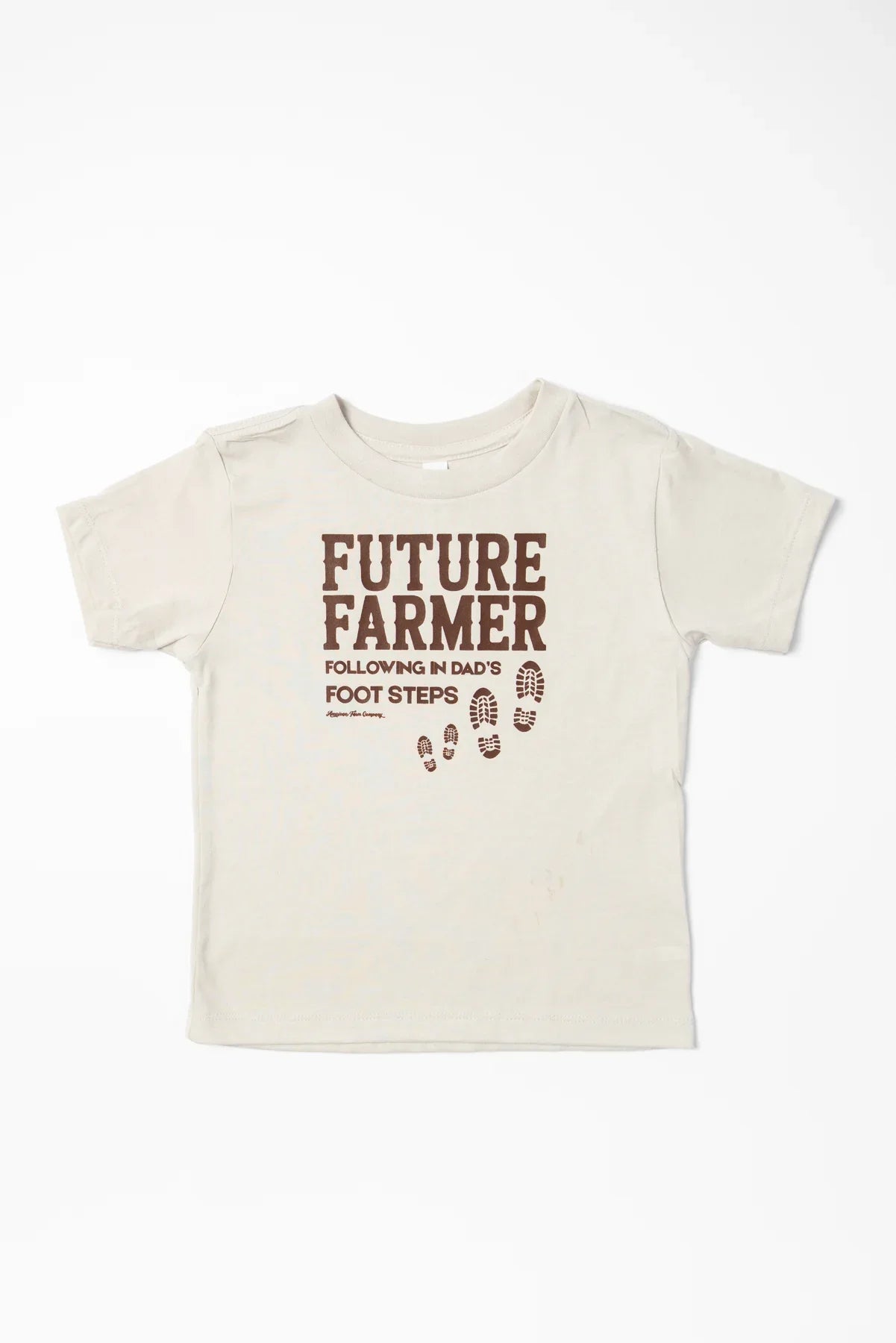 'Future Farmer - Following in Dad's Foot Steps' Toddler/Youth Tee