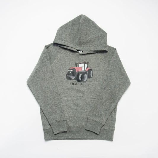 Future Farmer Red Tractor Toddler/Youth Hoodie - American Farm Company