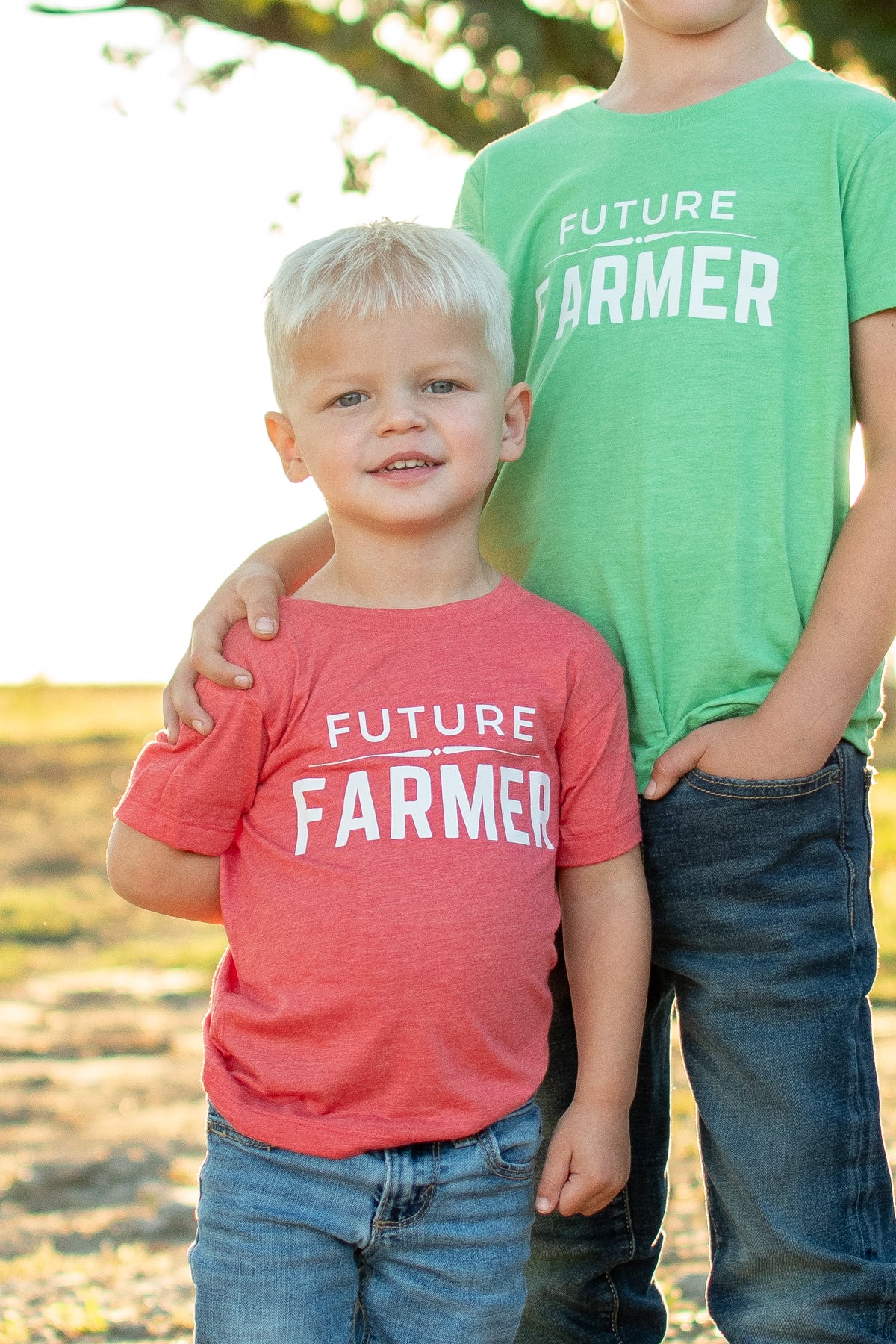 'Future Farmer' Toddler/Youth Red Tee