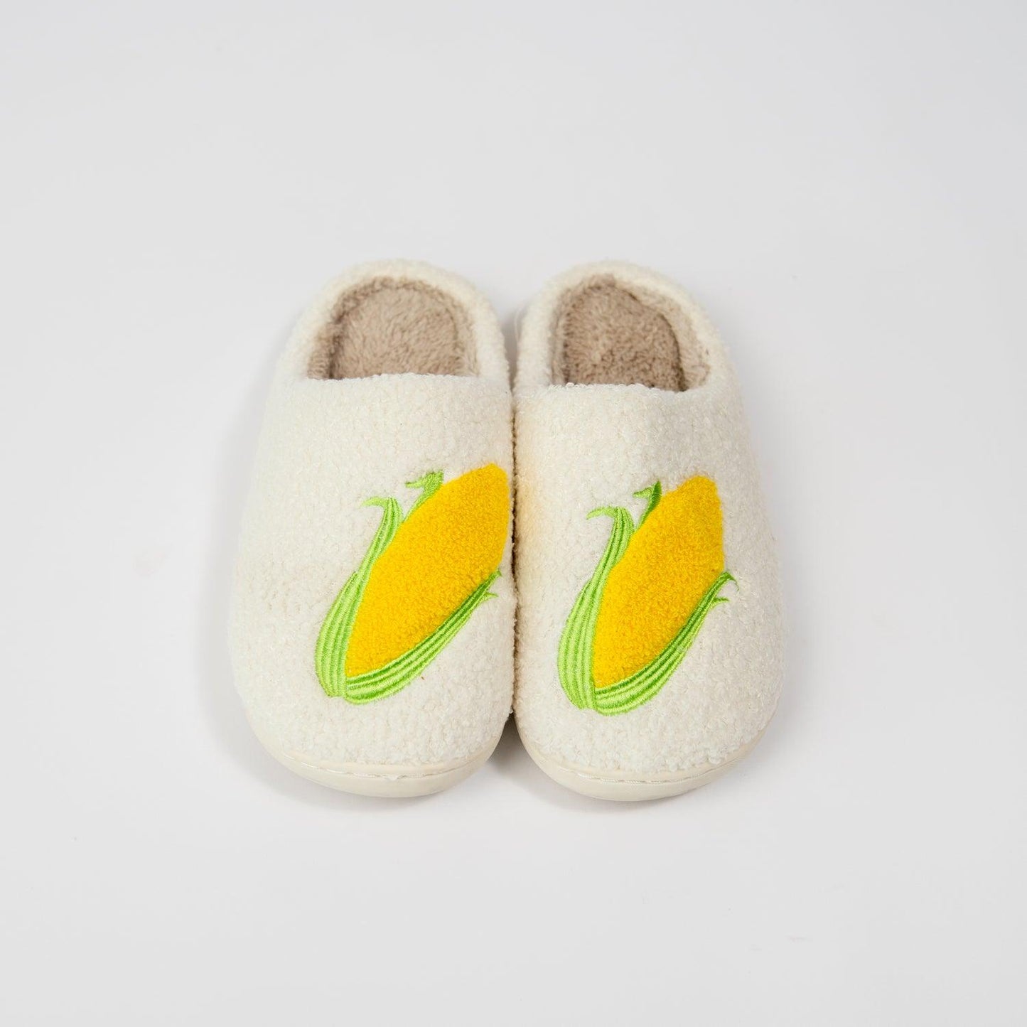 Fuzzy Corn Slippers - Adult - American Farm Company