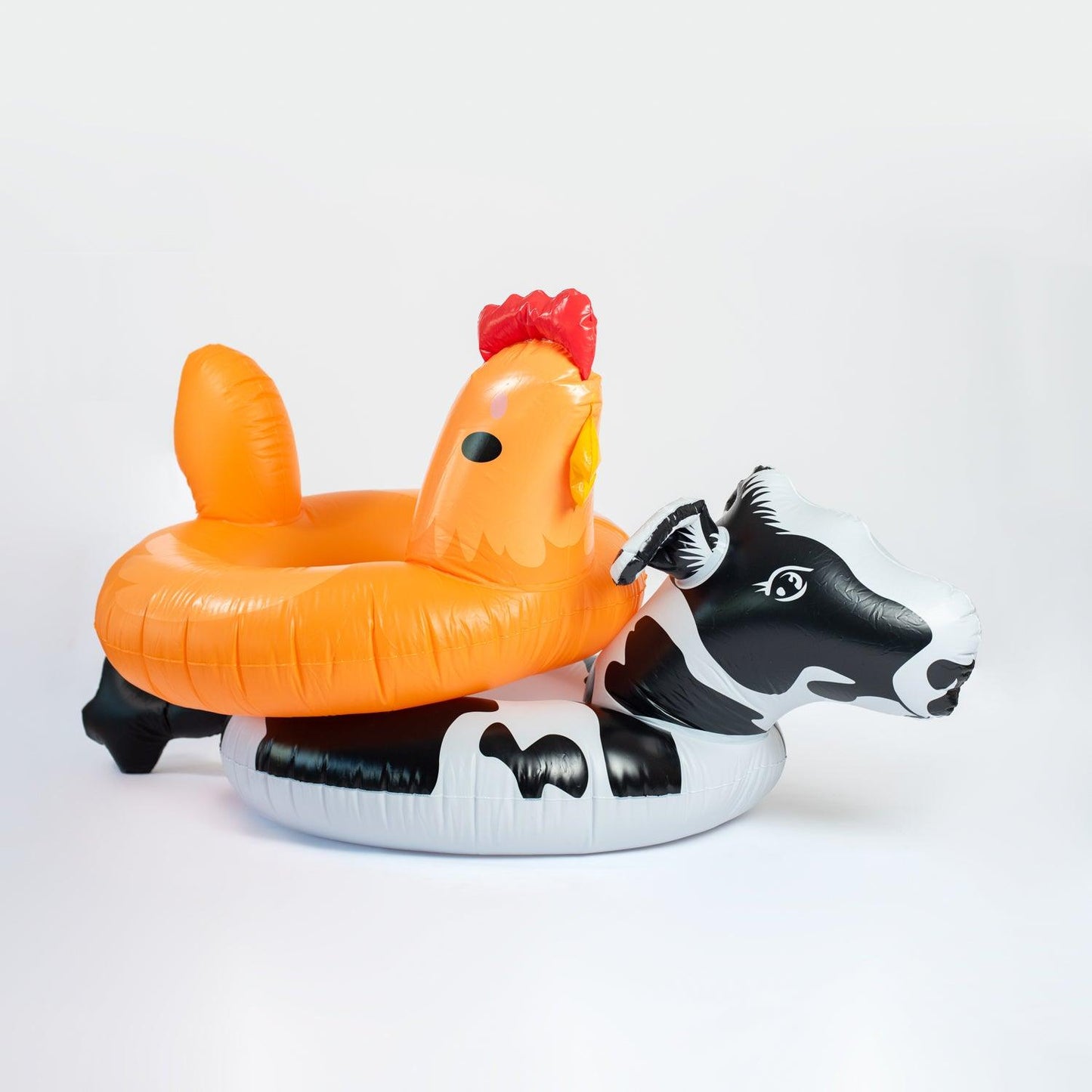 EXCLUSIVE‼️ Giant Inflatable Chicken Swim Ring Floatie - American Farm Company