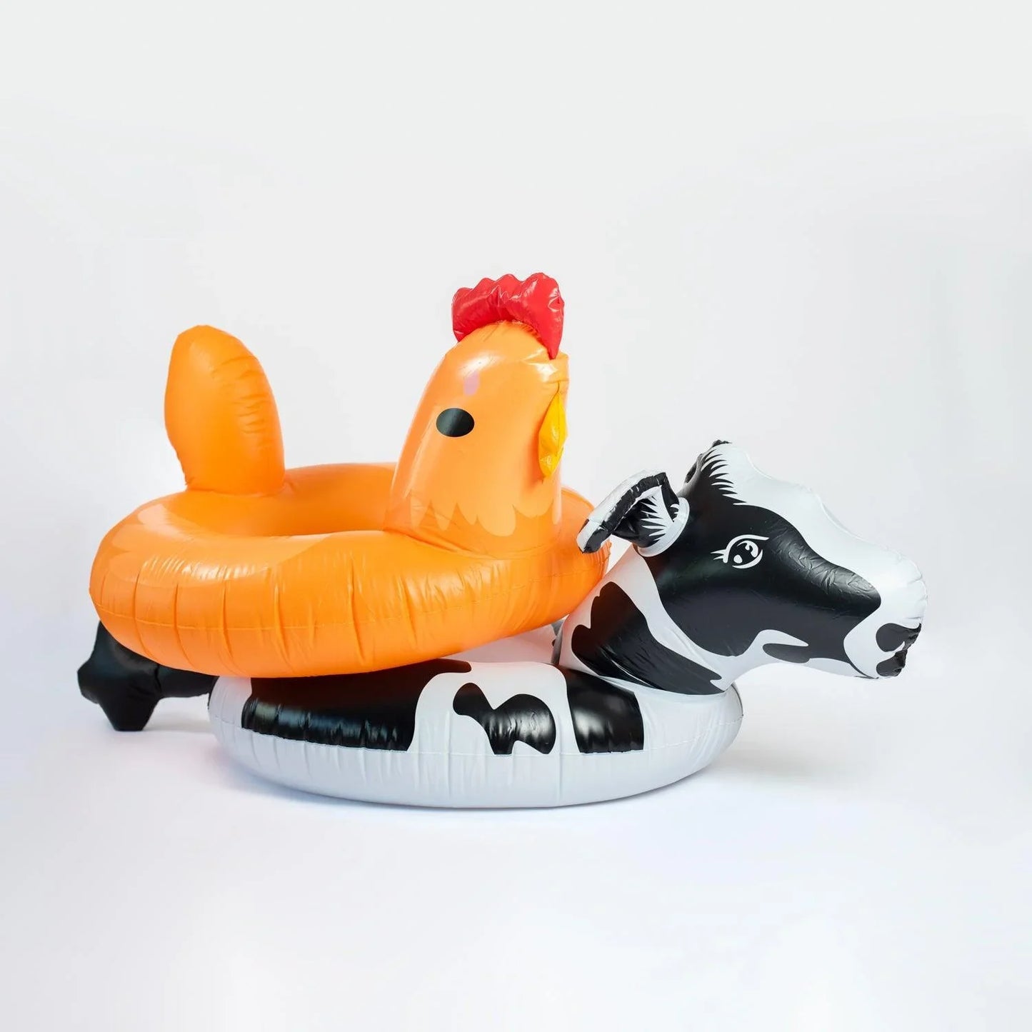 EXCLUSIVE‼️ Giant Inflatable Chicken Swim Ring Floatie - American Farm Company