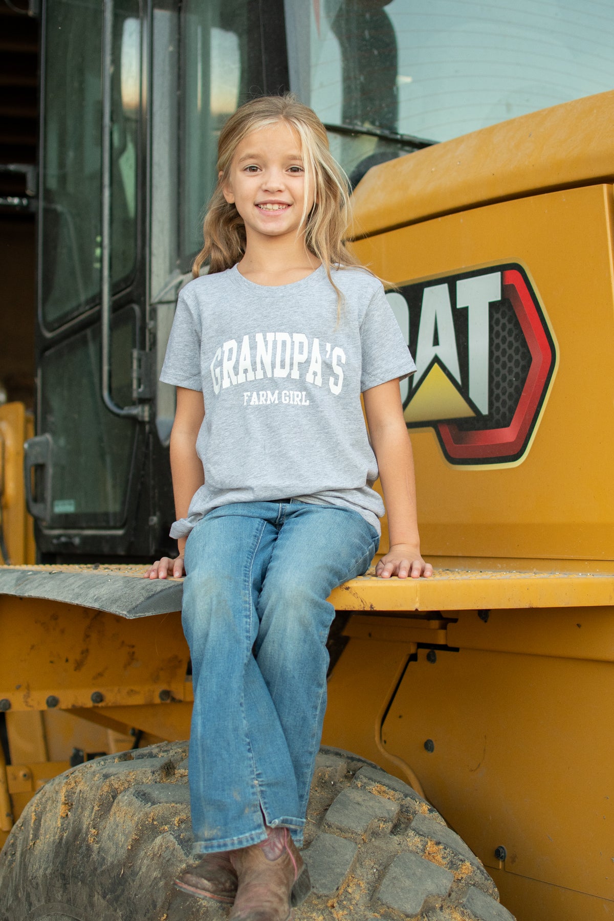 'Grandpa's Farm Girl' Toddler/Youth Tee