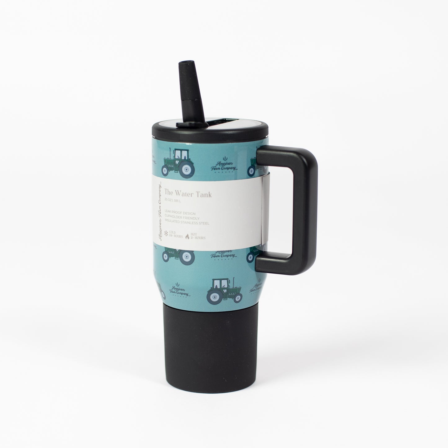 Green Tractor 20oz Water Tank Tumbler - American Farm Company