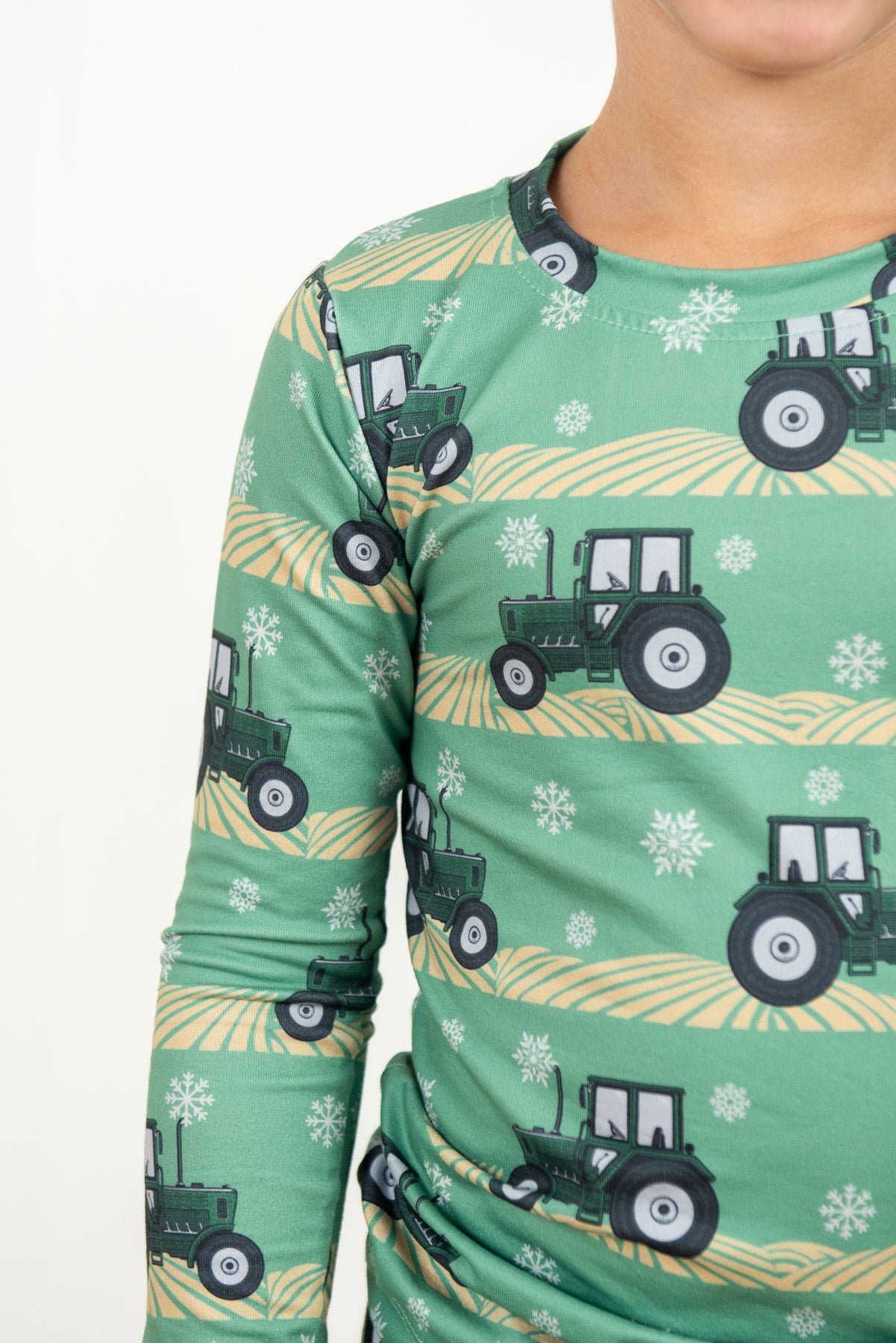 Green Tractor Christmas Toddler/Youth Pajama Set *PREORDER*