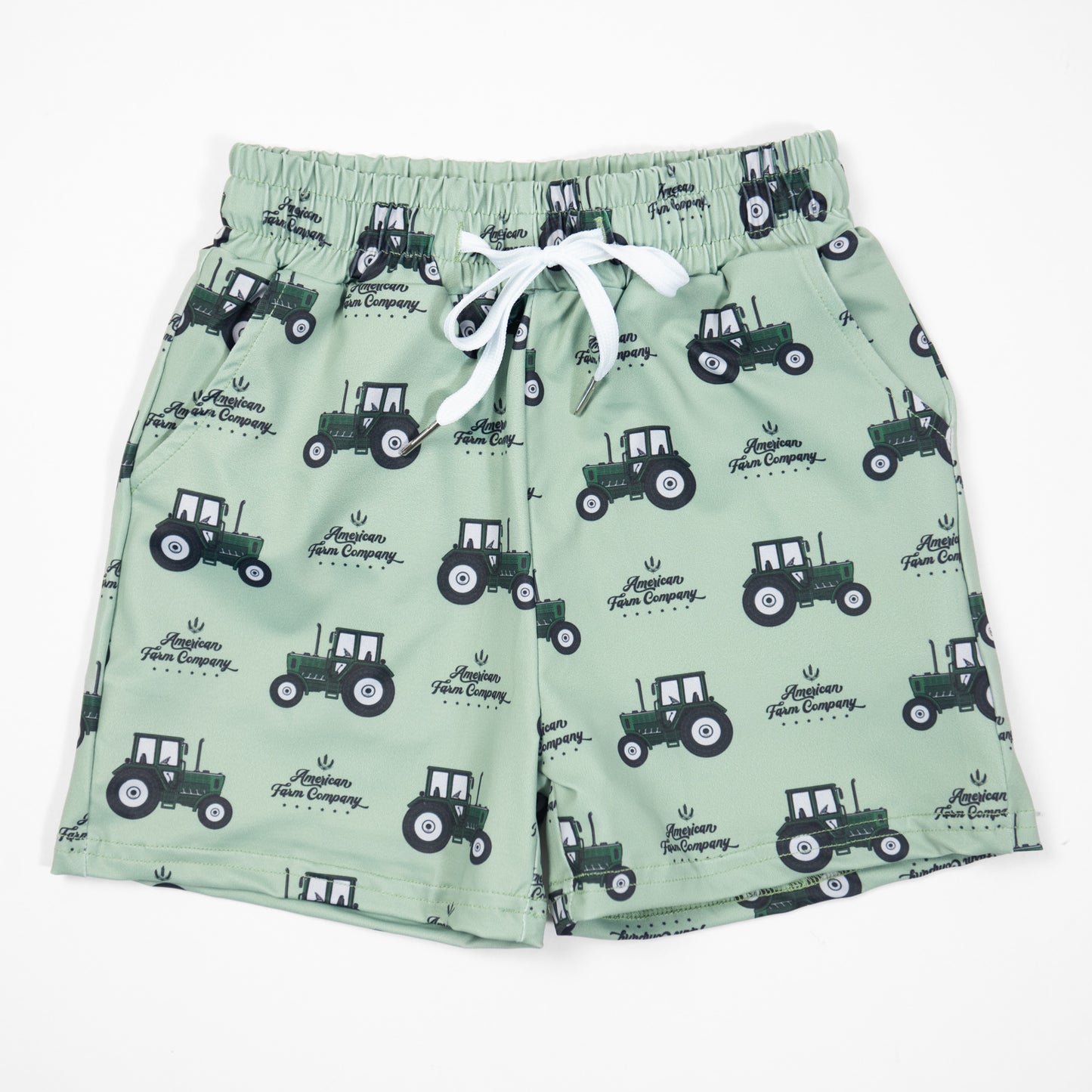 Green Tractor Toddler/Youth Swim Trunk