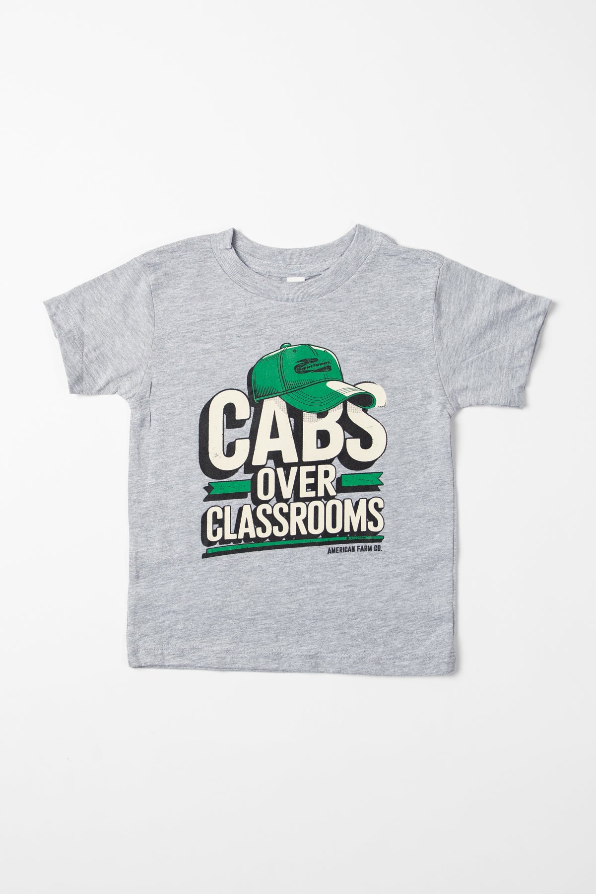 Green 'Cabs over Classrooms' Toddler/Youth Tee