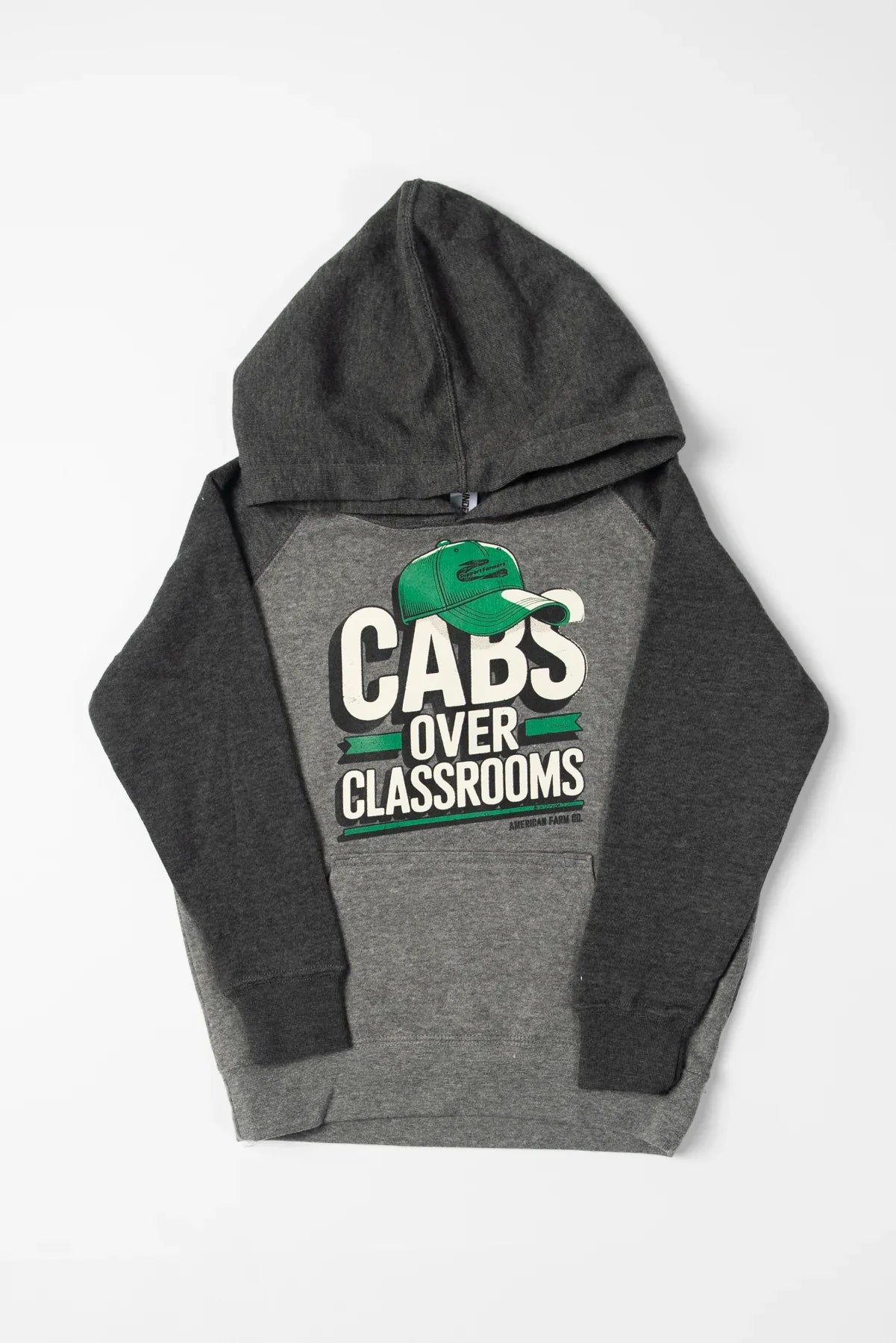Green 'Cabs over Classrooms' Toddler/Youth Hoodie