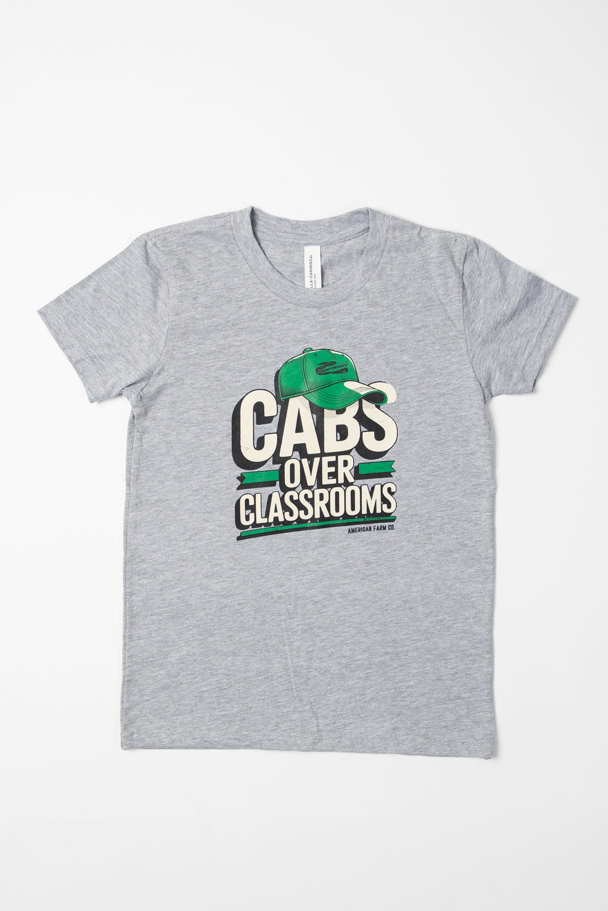 Green 'Cabs over Classrooms' Toddler/Youth Tee