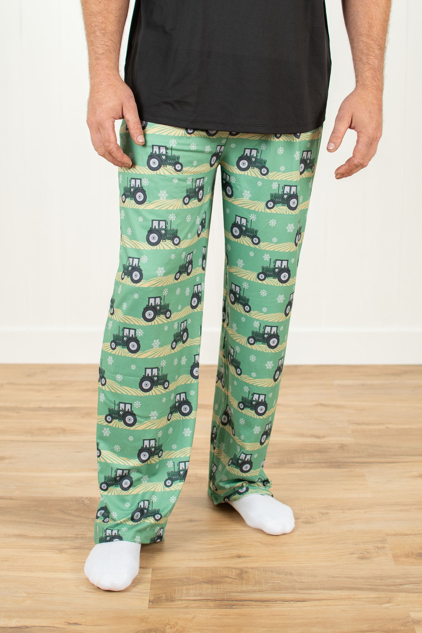 Green Tractor Christmas Adult Pajama Pants *PREORDER*