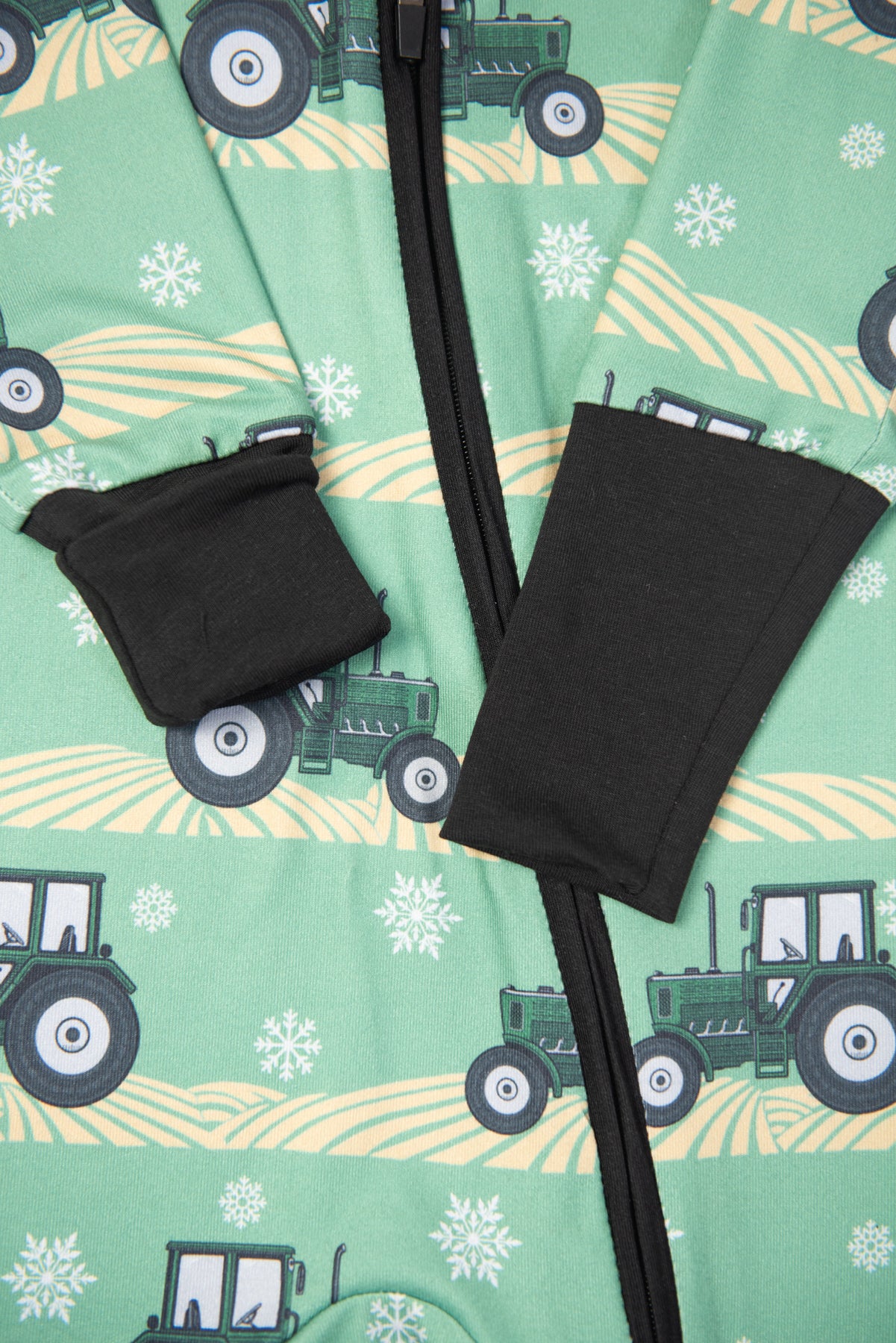 Green Tractor Christmas Baby Zippy *PREORDER*