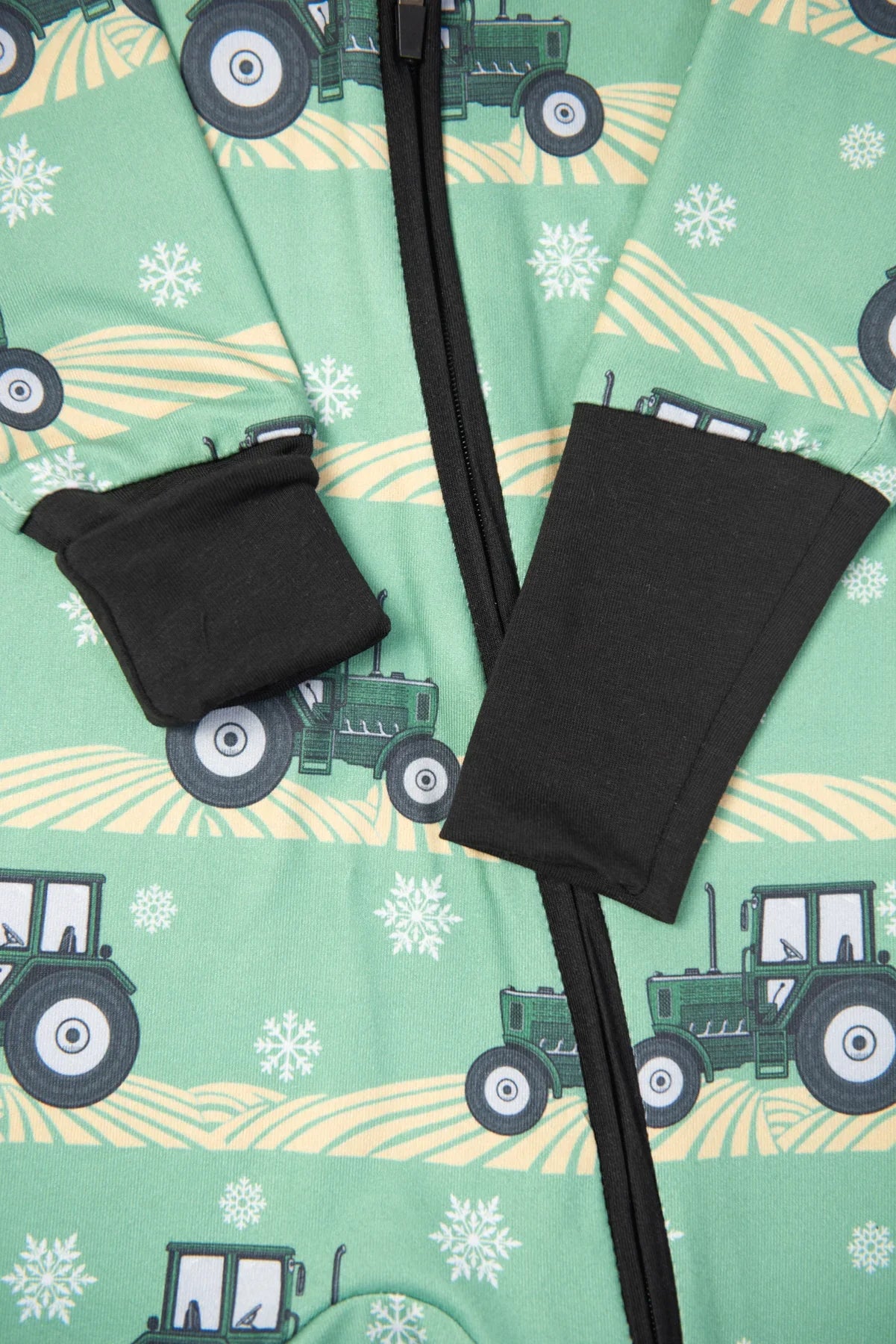 Green Tractor Christmas Baby Zippy *PREORDER*