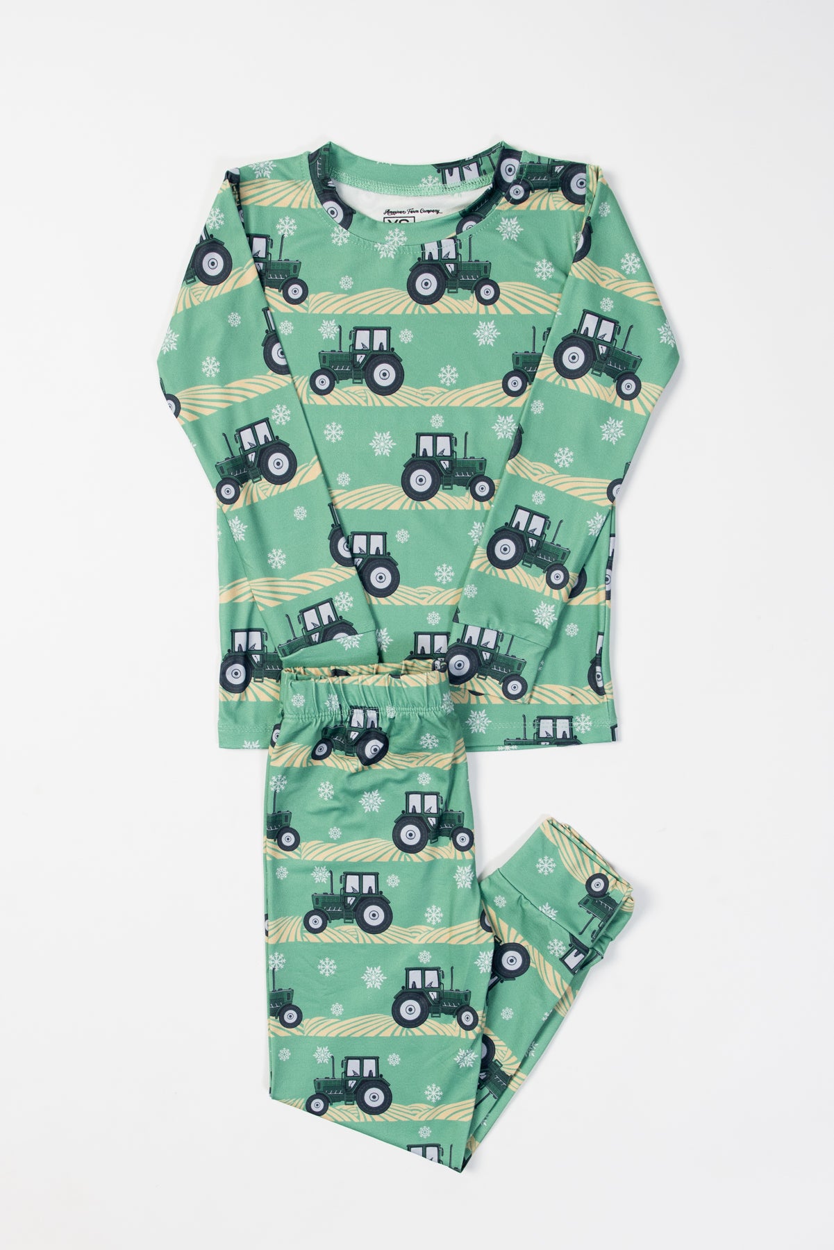 Green Tractor Christmas Toddler/Youth Pajama Set *PREORDER*