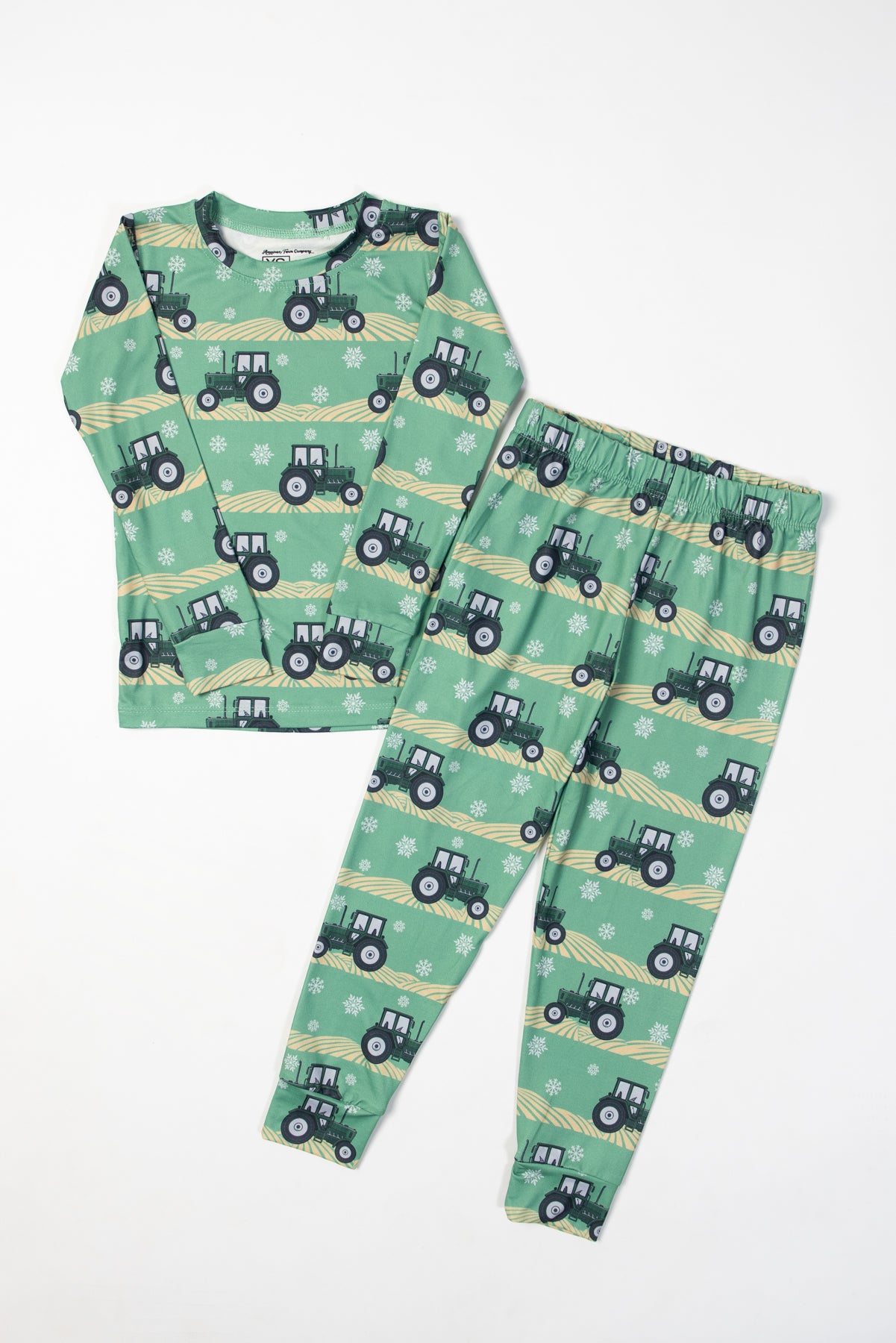 Green Tractor Christmas Toddler/Youth Pajama Set *PREORDER*
