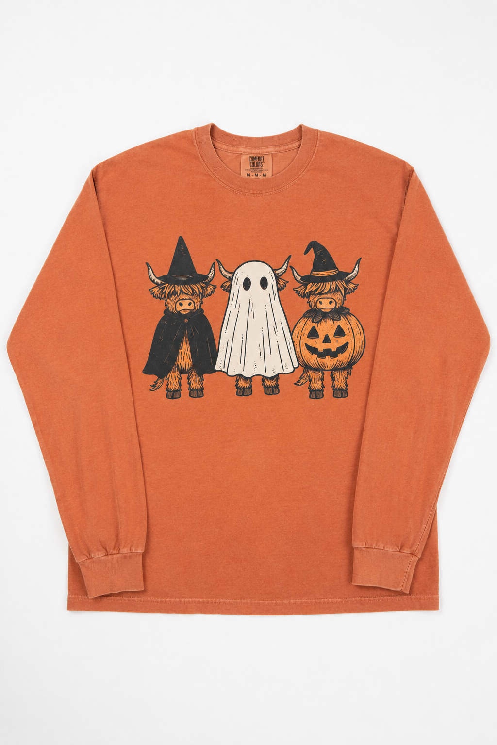 Halloween Highlands Adult Long Sleeve