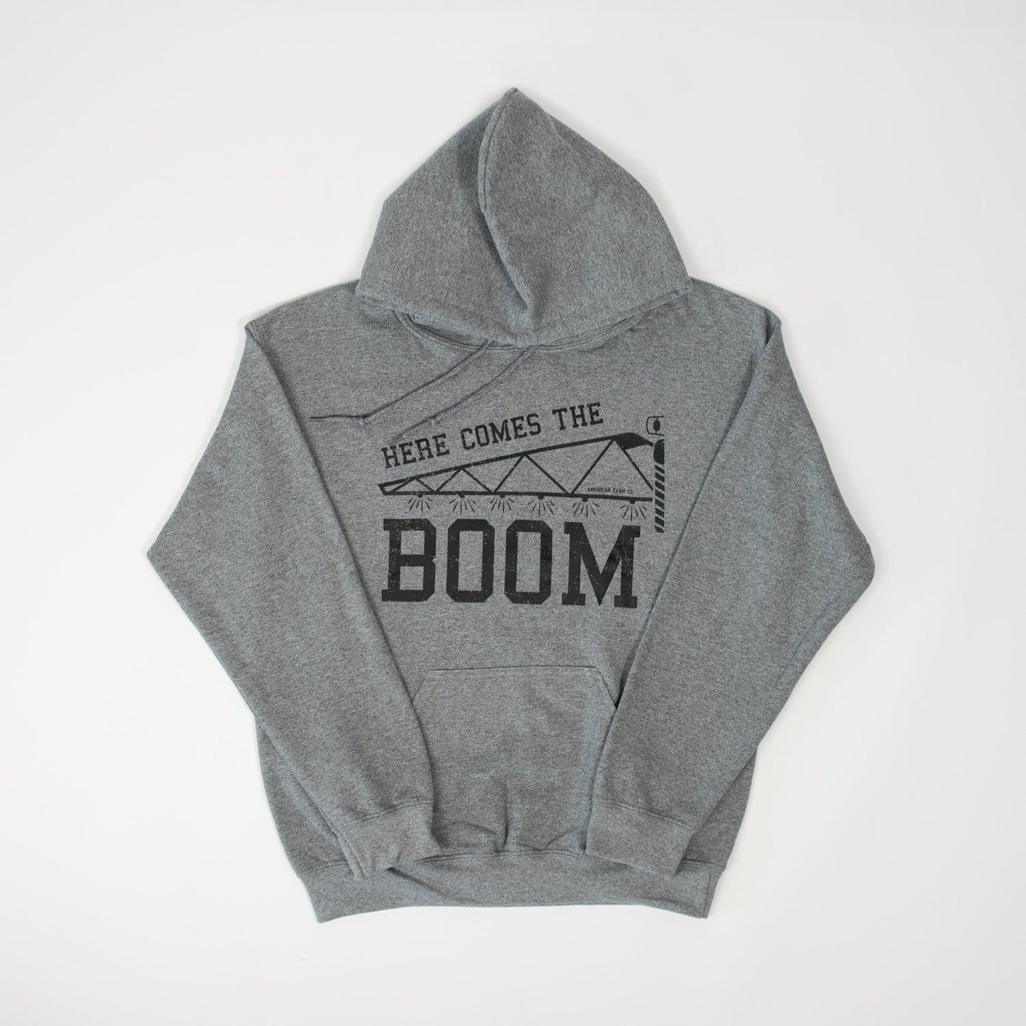 Here Comes the Boom Grey Hoodie - American Farm Company
