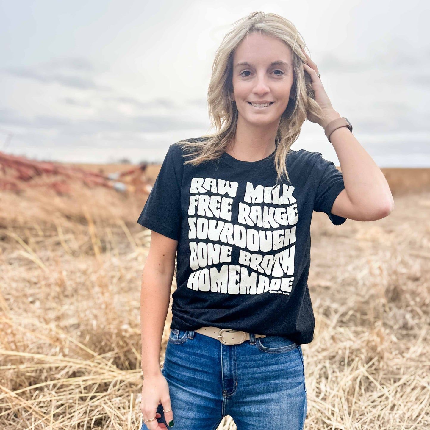 Homestead Lifestyle Black Tee - American Farm Company