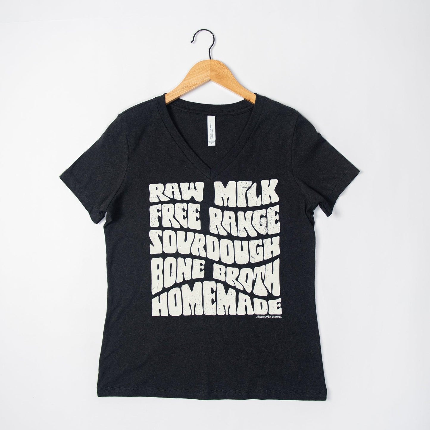 Homestead Lifestyle Black V-Neck Tee - American Farm Company
