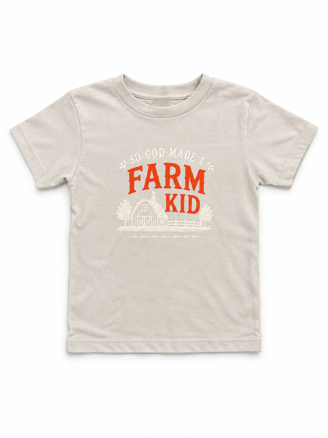 Fall 'So God Made a Farm Kid' Orange Toddler/Youth T-Shirt