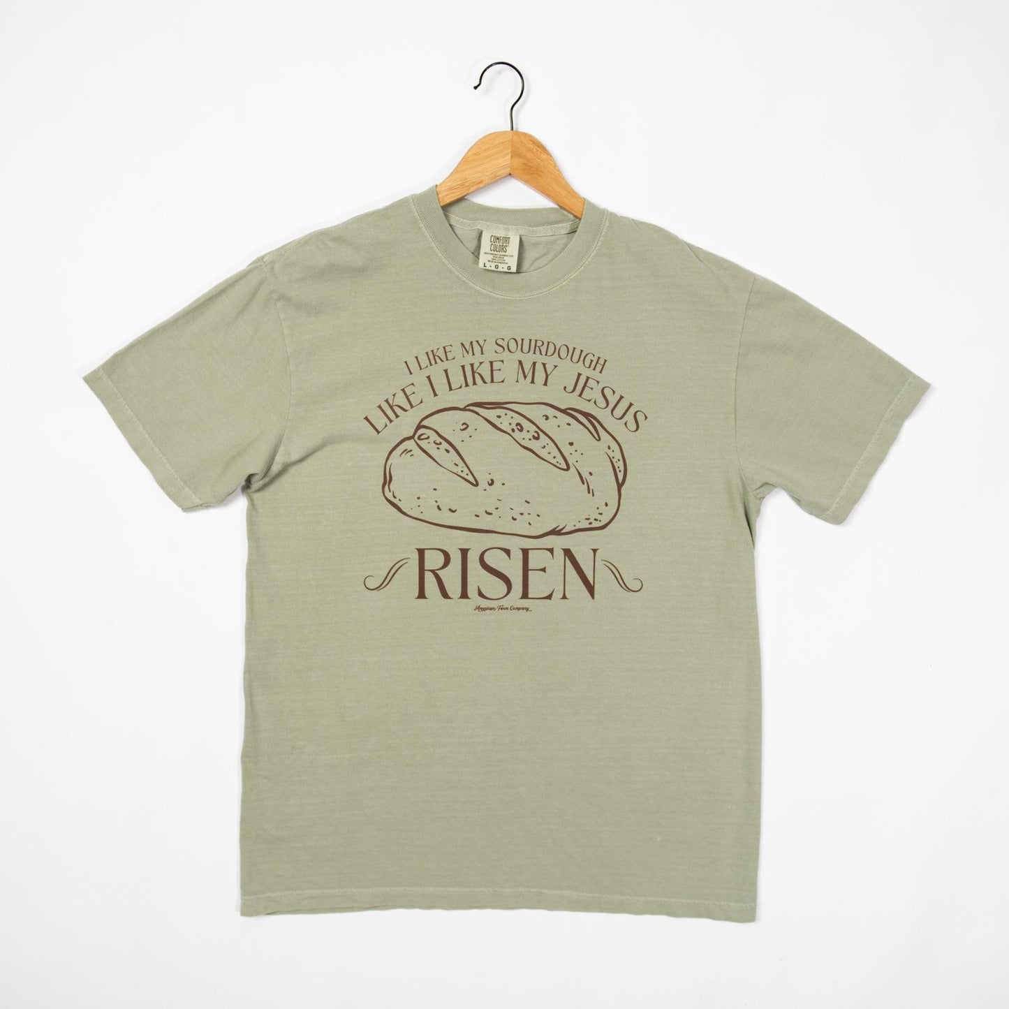 'I Like My Sourdough, Like I Like My Jesus - RISEN' Tee - American Farm Company