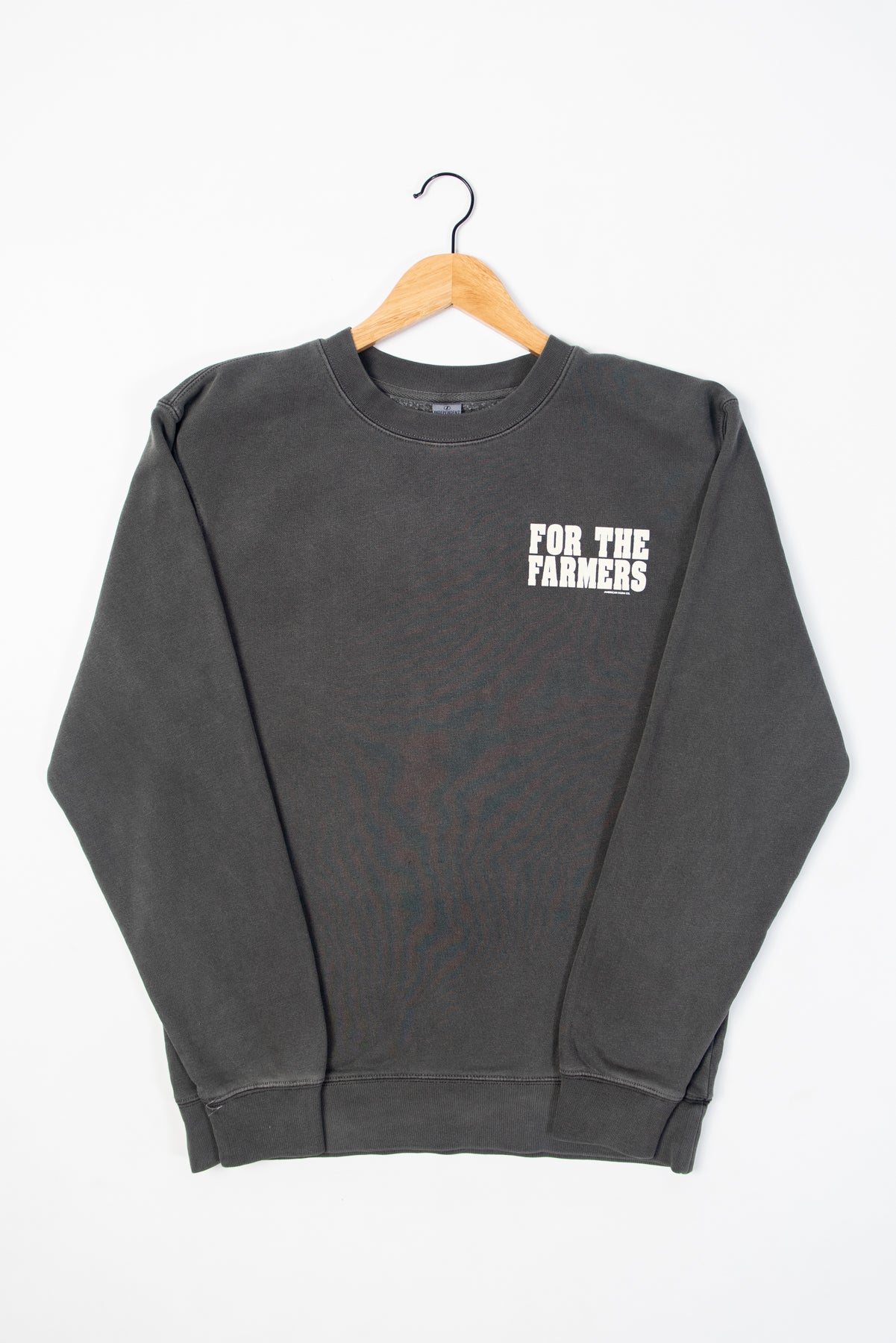 'I'm Here for the Farmers' Charcoal Crewneck