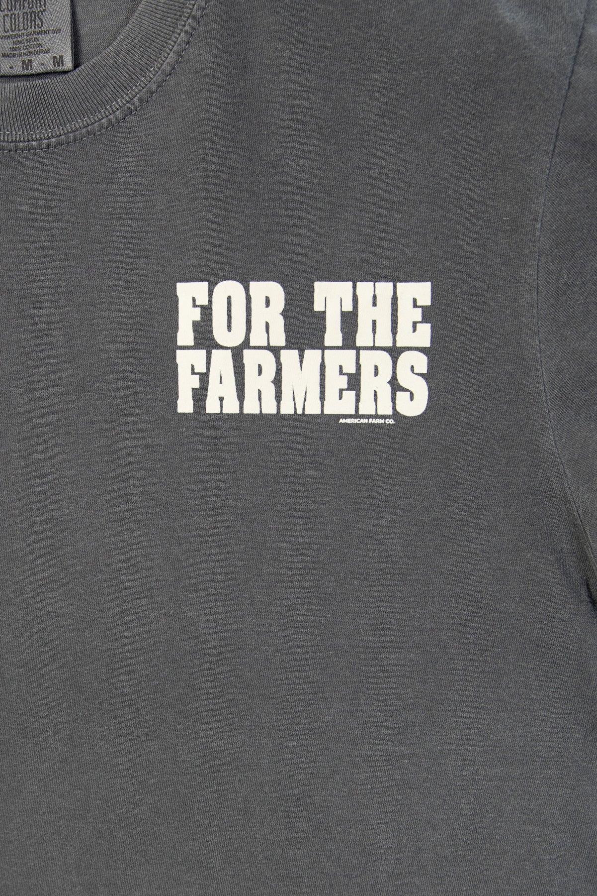 'I'm Here for the Farmers' Charcoal Tee