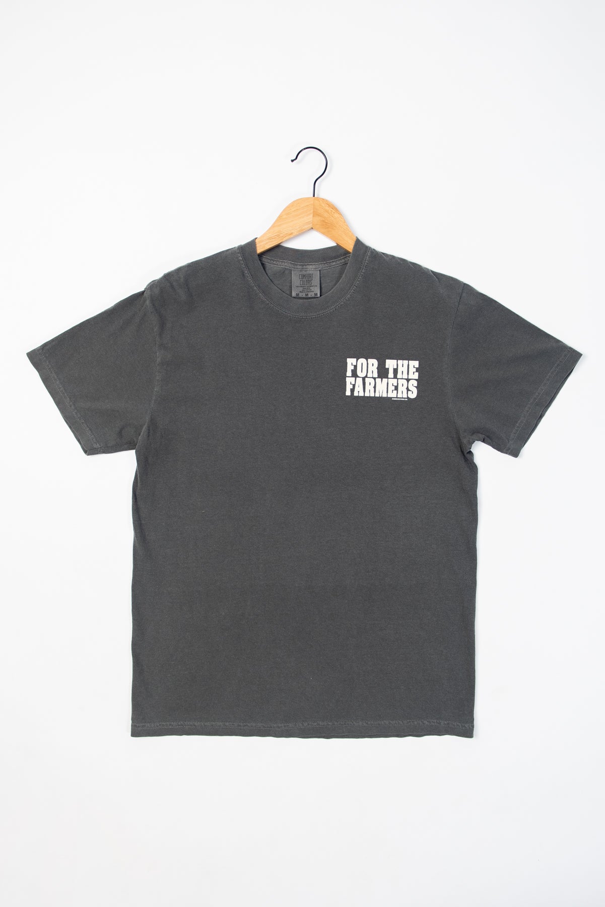 'I'm Here for the Farmers' Charcoal Tee