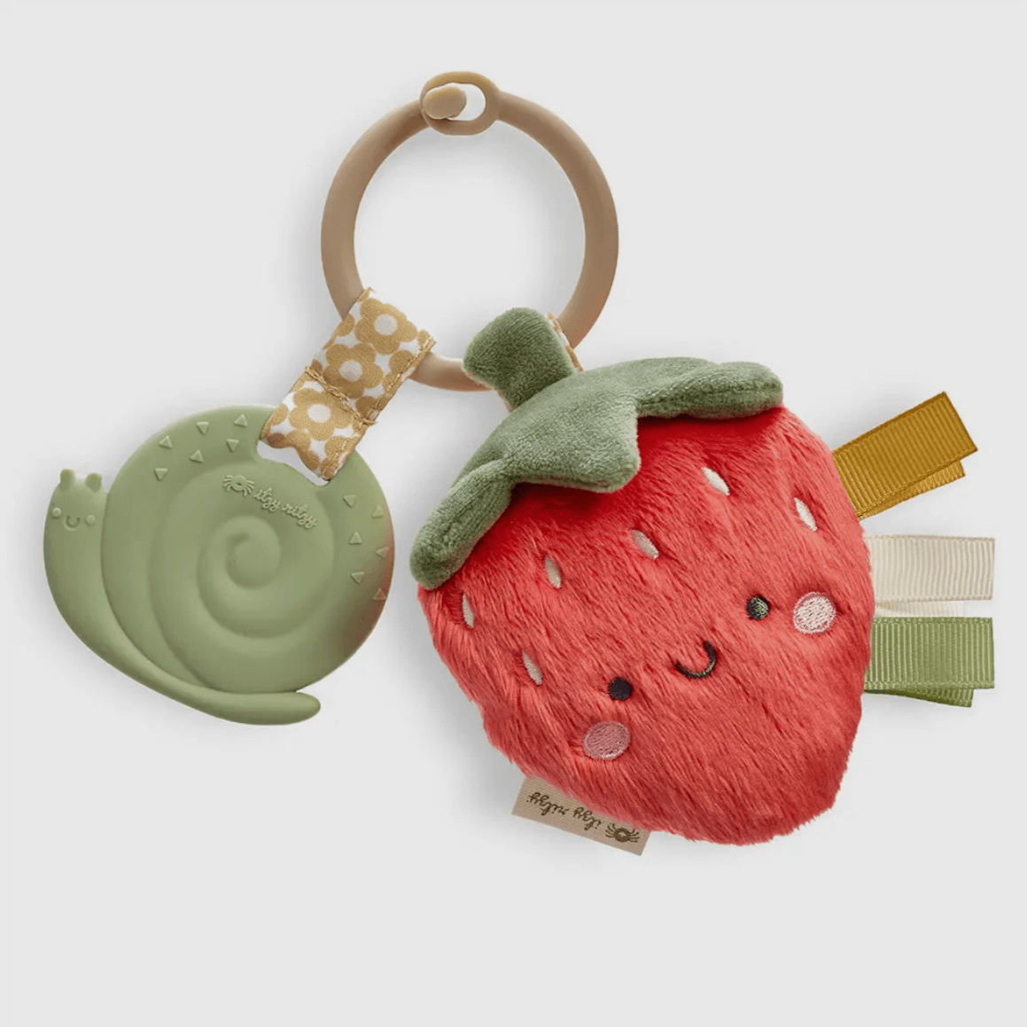 Itzy Pal™ Plush + Teether Strawberry - American Farm Company