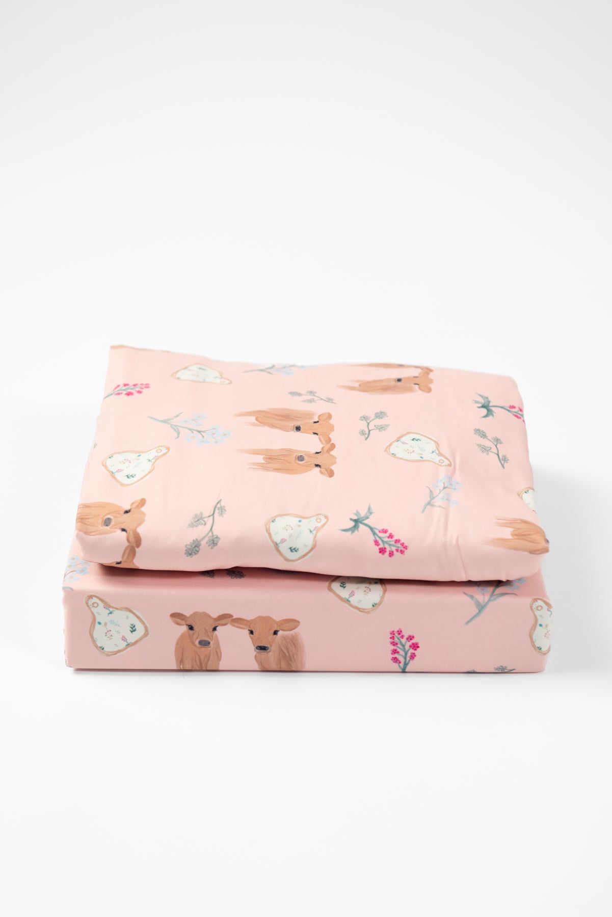 Jersey Calves Full/Queen Bed Sheet Set