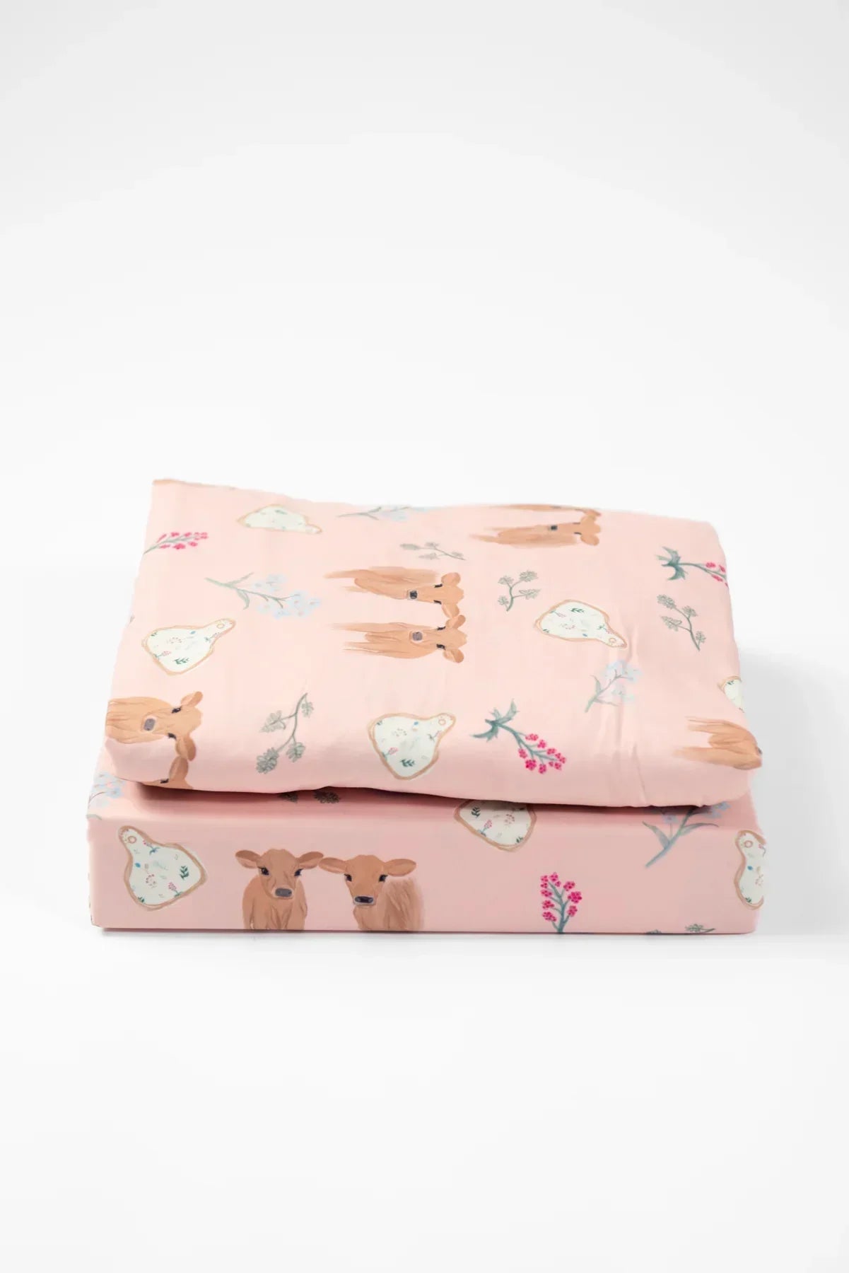 Jersey Calves Full/Queen Bed Sheet Set