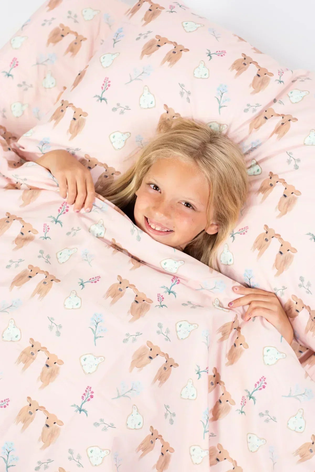 Jersey Calves Full/Queen Bed Sheet Set
