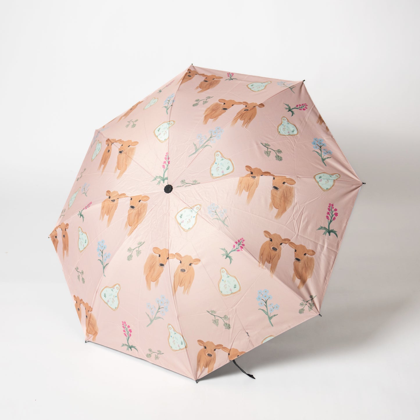Jersey Cows & Ear Tags Umbrella - American Farm Company
