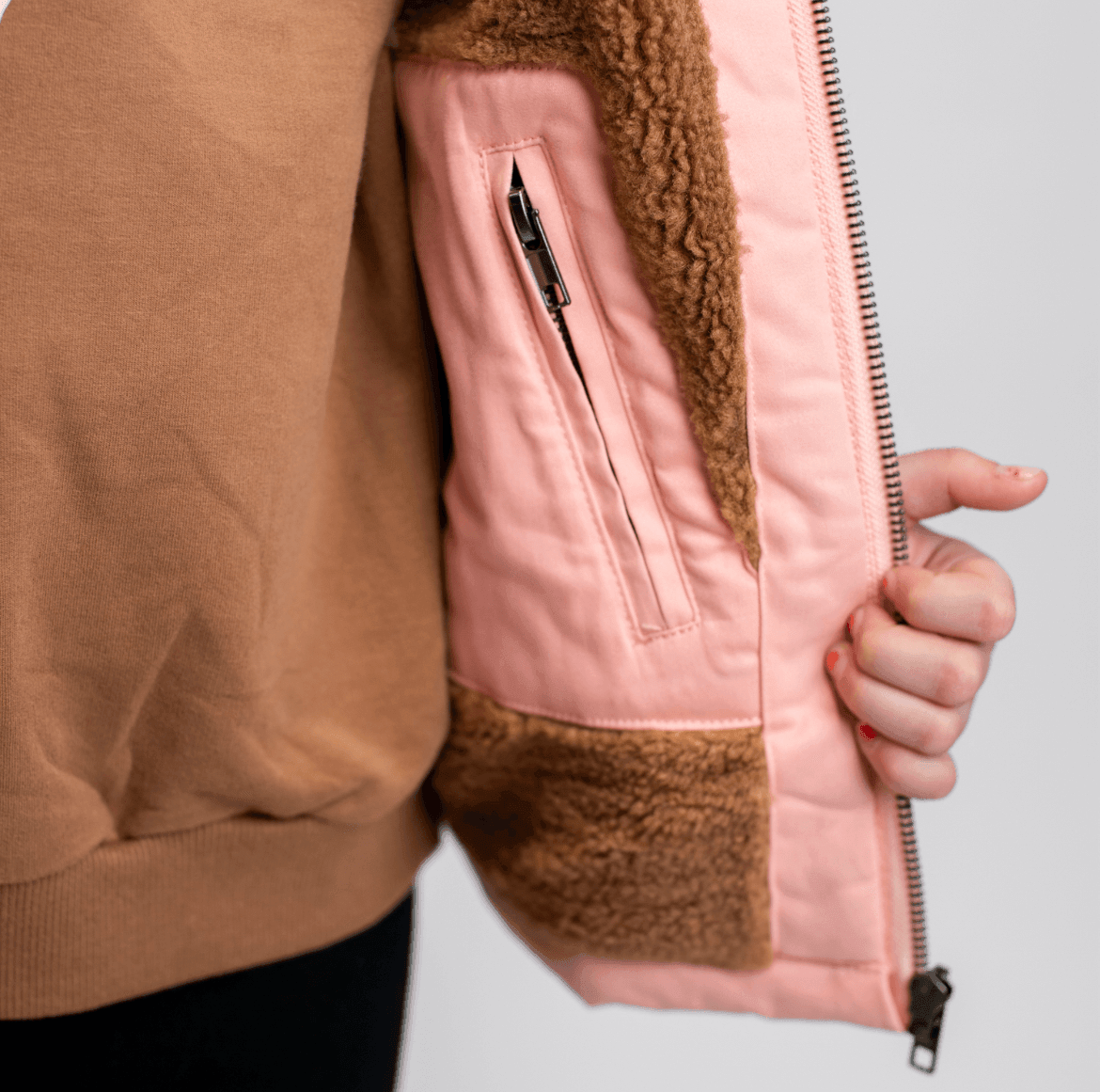 AFC Sherpa Lined Pink Vest - Toddler/Youth - American Farm Company